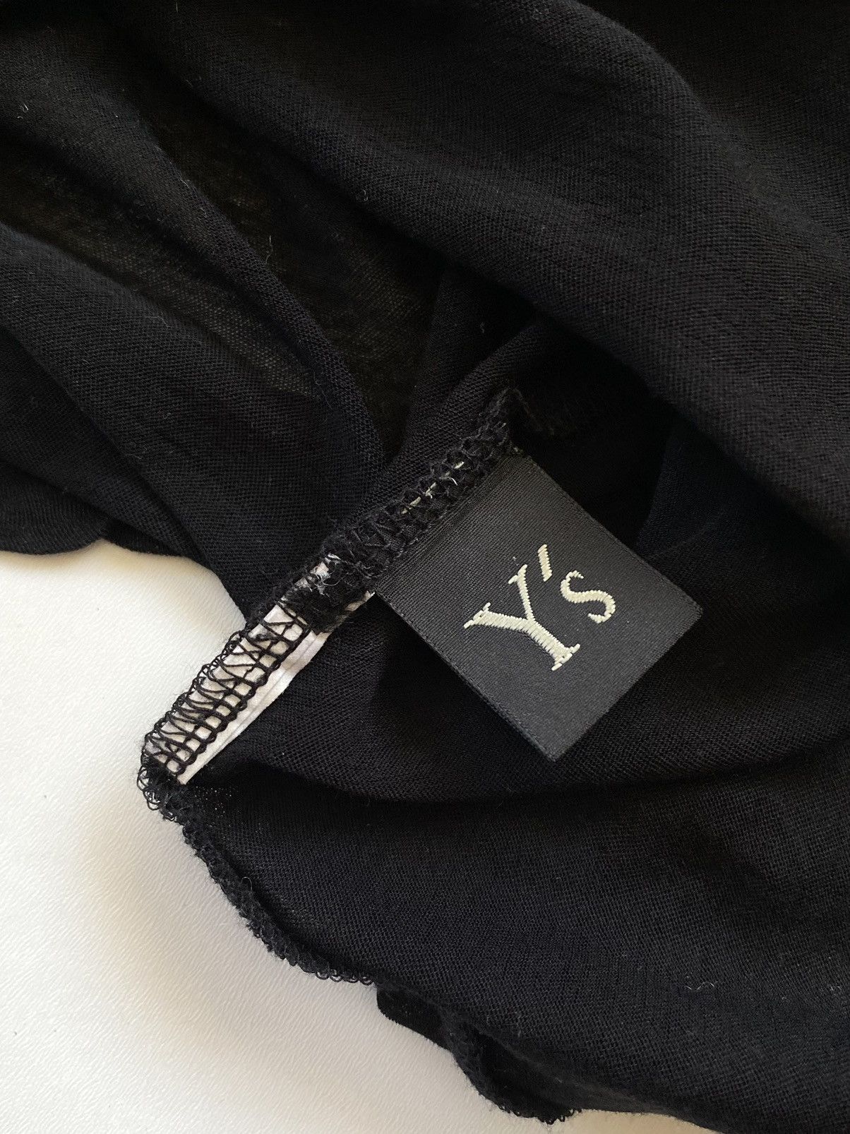 Yohji Yamamoto Vintage 90s Yohji Yamamoto Roll Neck Transparent Mesh Shirt Size S / US 4 / IT 40 - 9 Thumbnail