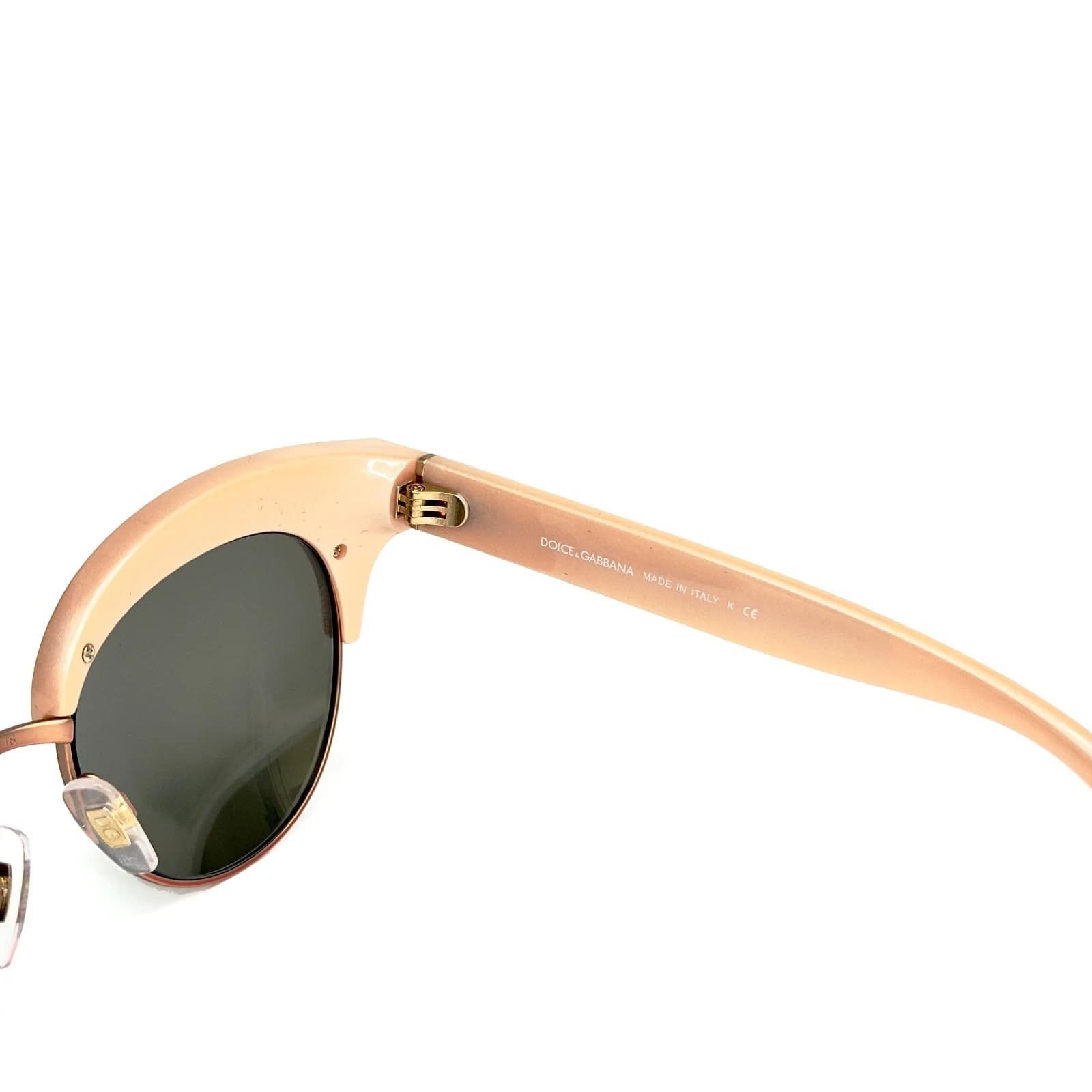 Dolce & Gabbana DOLCE & GABBANA DG6109 6109 Sequin Nude Mirrored Sunglasses Size ONE SIZE - 3 Thumbnail