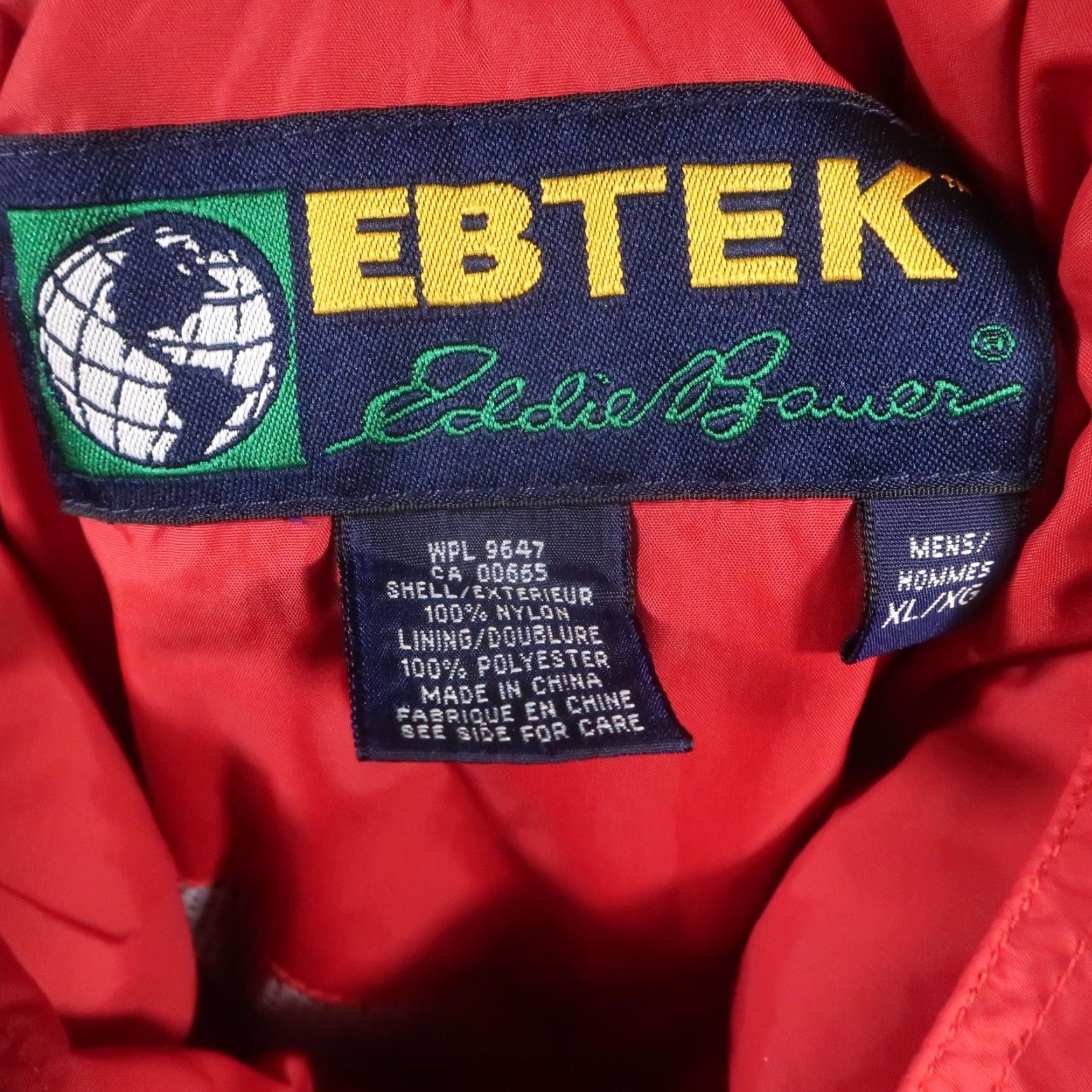 Eddie Bauer Eddie Bauer Ebtek Windbreaker Jacket XL Hooded Lightweight Red Mens Activewear Jacket Size US XL / EU 56 / 4 - 4 Thumbnail