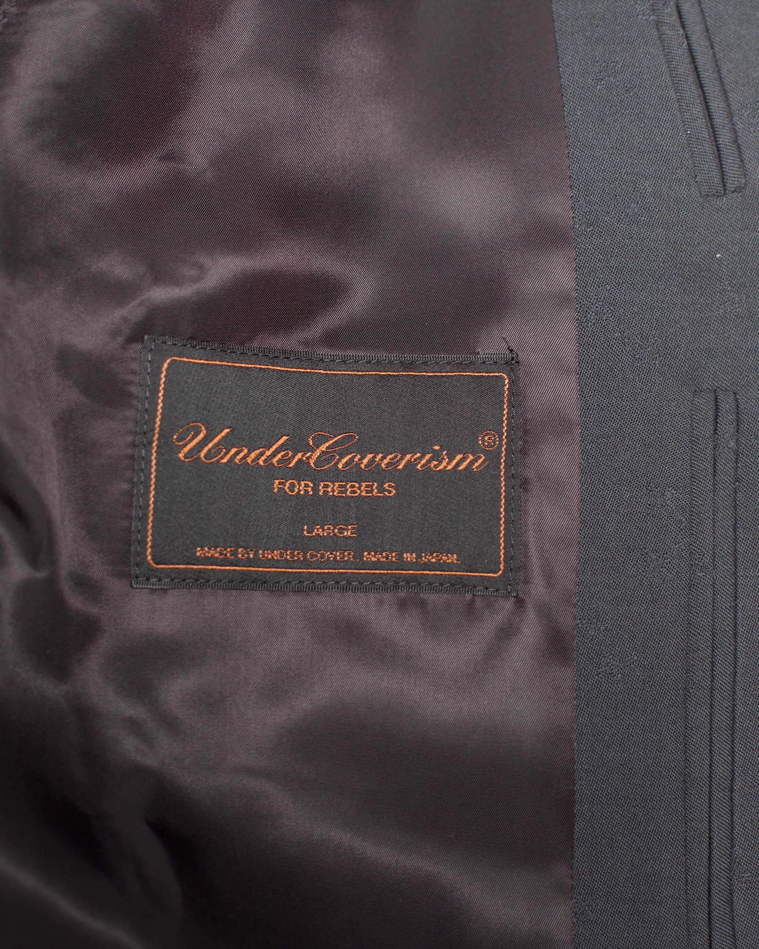 Undercover Undercover AW 2002/03 'Witches Cell' Vinyl Collar Jacket Size 50R - 5 Thumbnail