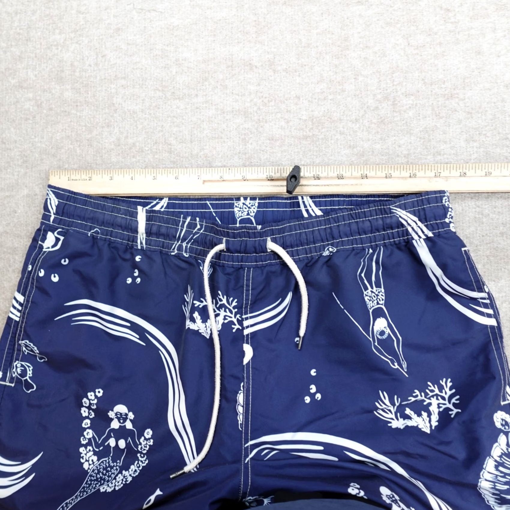 Polo Ralph Lauren Polo Ralph Lauren Swim Shorts Large Blue Mermaid Diver Lined 5" In Size US L / EU 52-54 / 3 - 5 Thumbnail