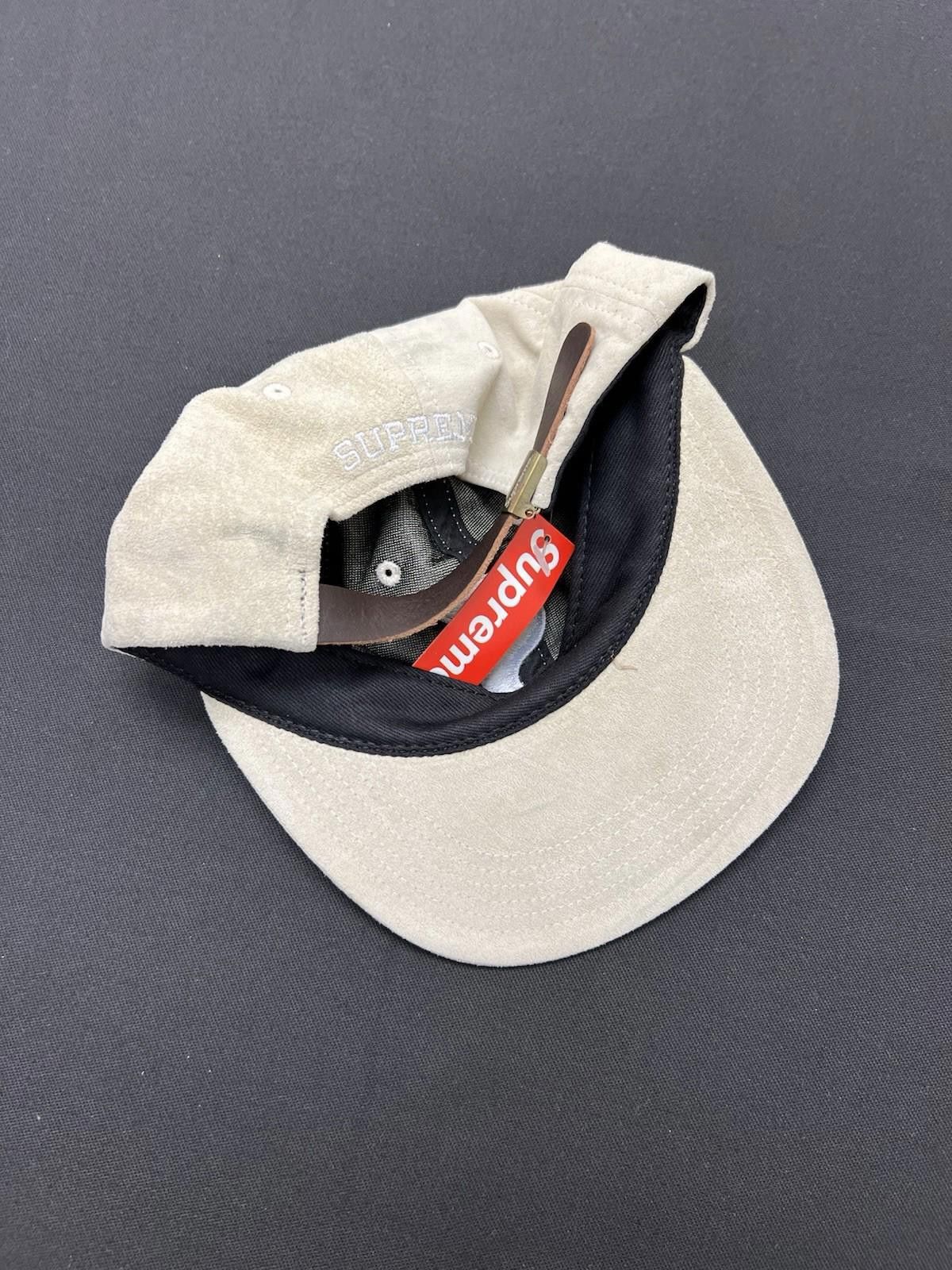 Supreme FW16 Supreme Suede S Logo 6 Panel Cap Hat Cream 2016 Size ONE SIZE - 9 Thumbnail
