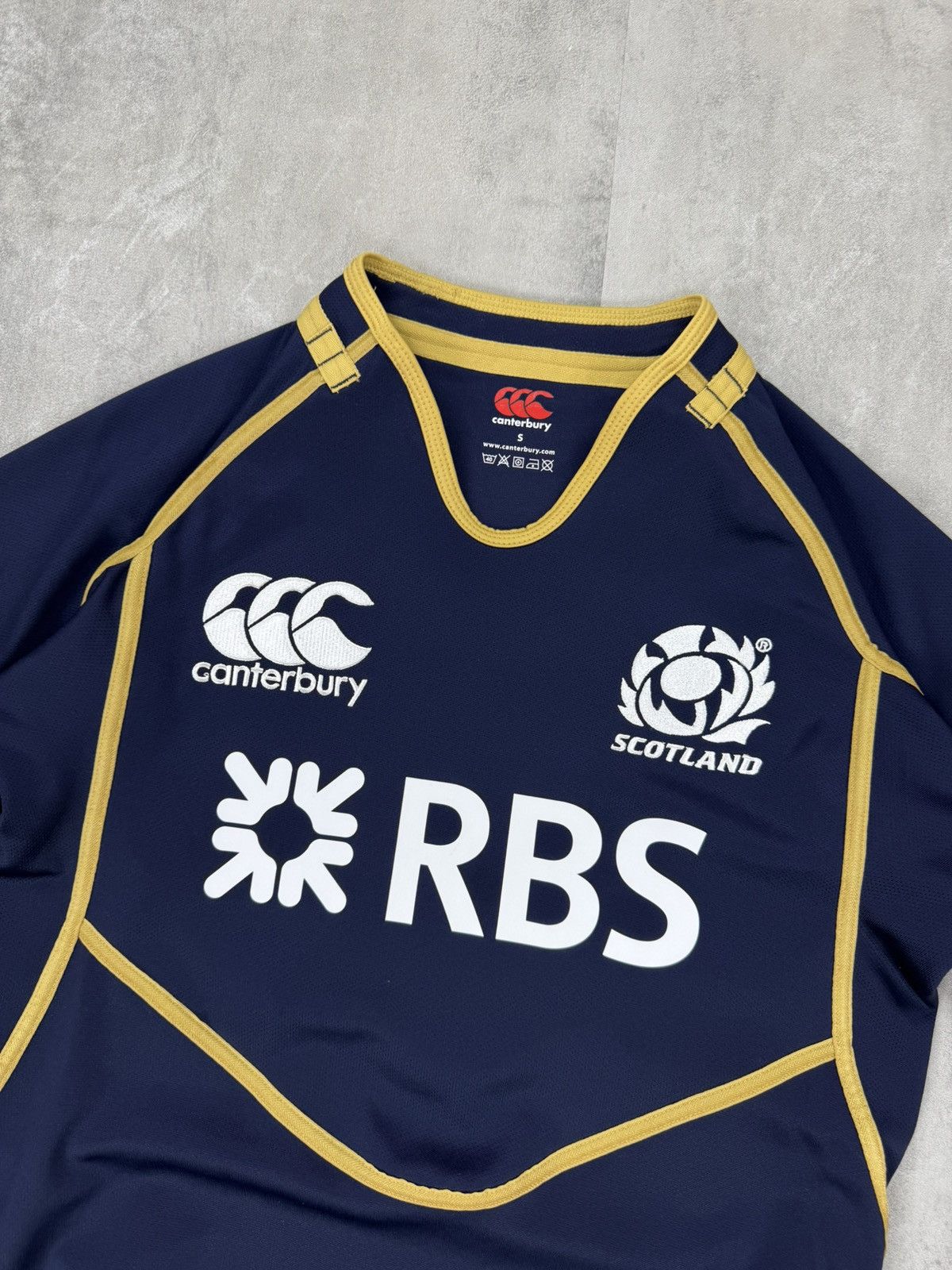 Canterbury of New Zealand Canterbury Scotland Rugby Jersey RBS Mens size S Size US S / EU 44-46 / 1 - 3 Thumbnail
