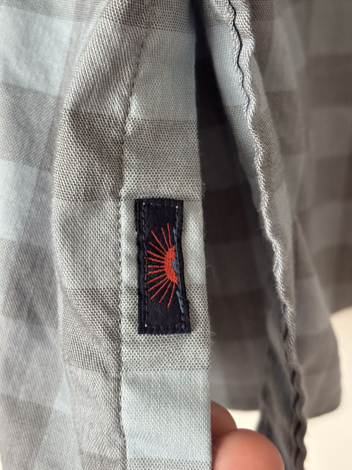 Faherty Faherty Blue Gray Check Button Up Shirt XXL Size US XXL / EU 58 / 5 - 5 Thumbnail