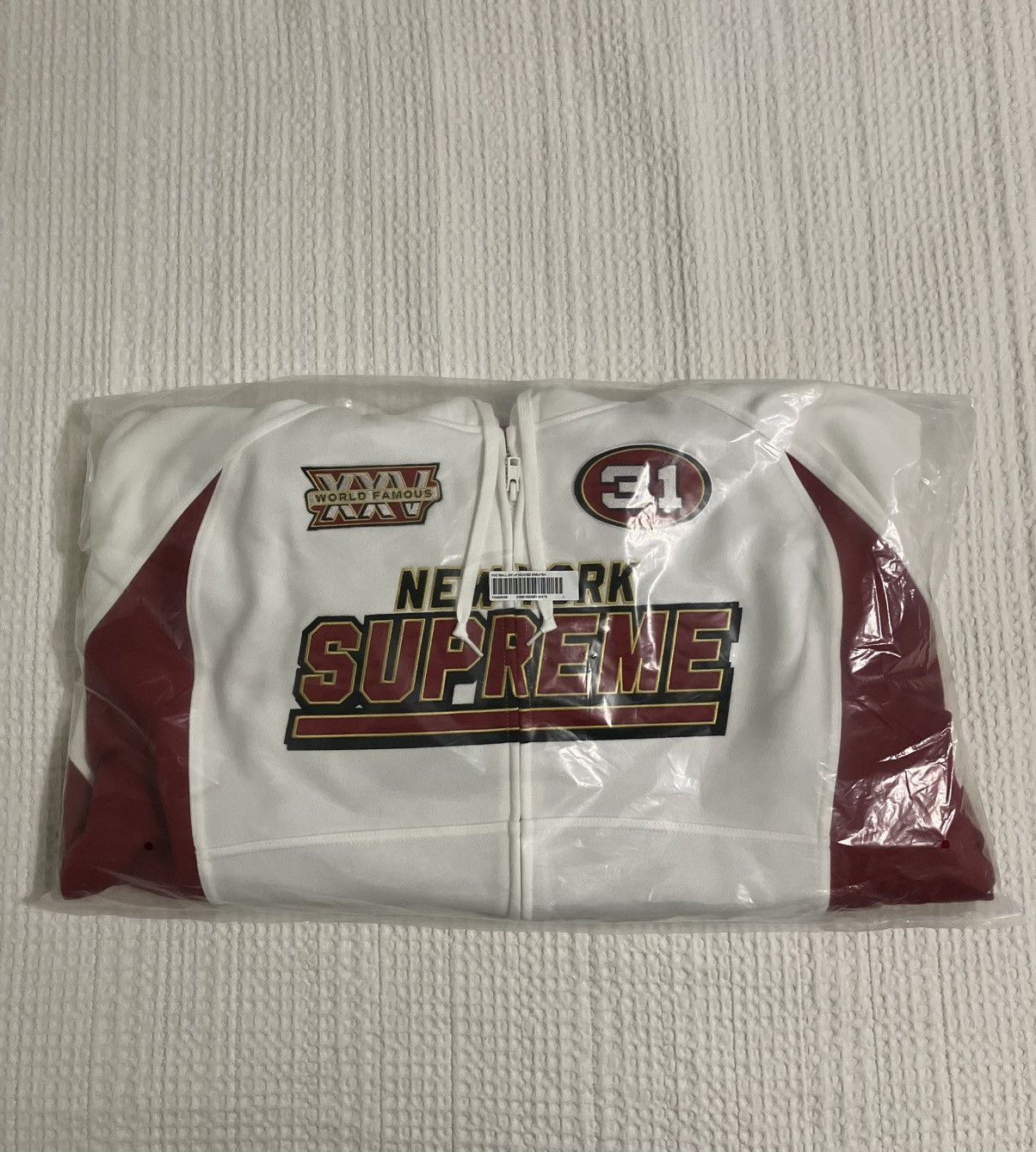 Supreme Supreme Football Zip Up Hooded Sweatshirt Size US L / EU 52-54 / 3 - 3 Thumbnail