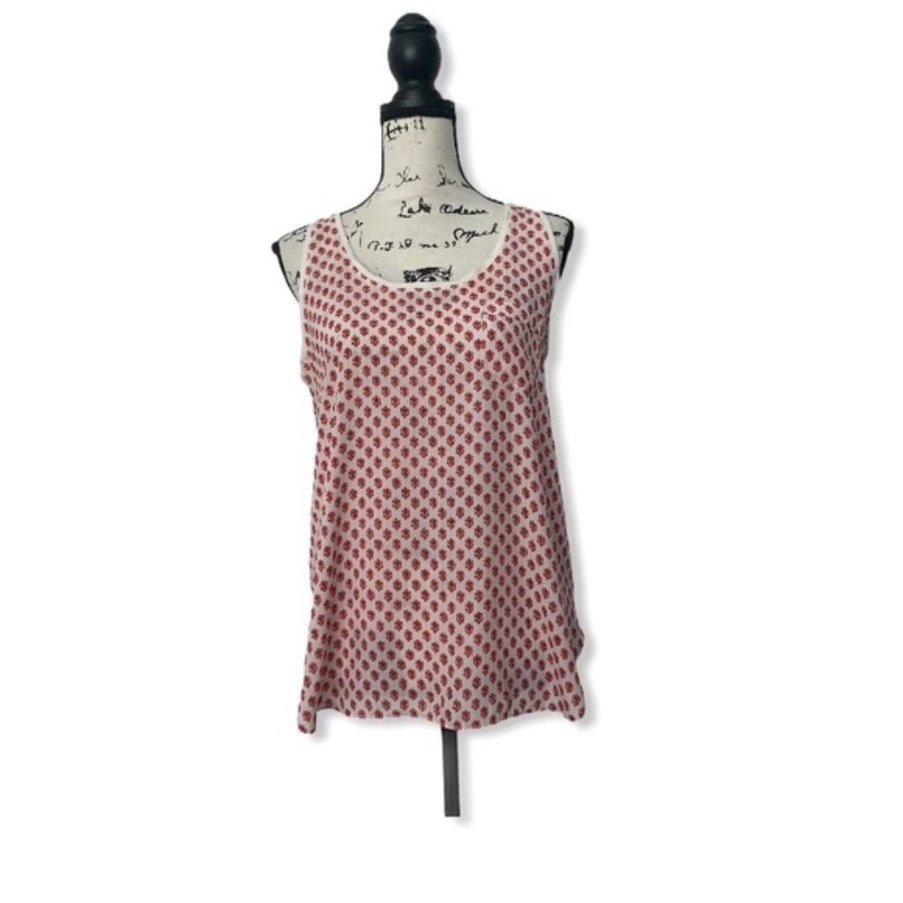 Loft Ann Taylor Loft Women’s Size S Rose Print Sleeveless Tank To Size S / US 4 / IT 40 - 1 Thumbnail