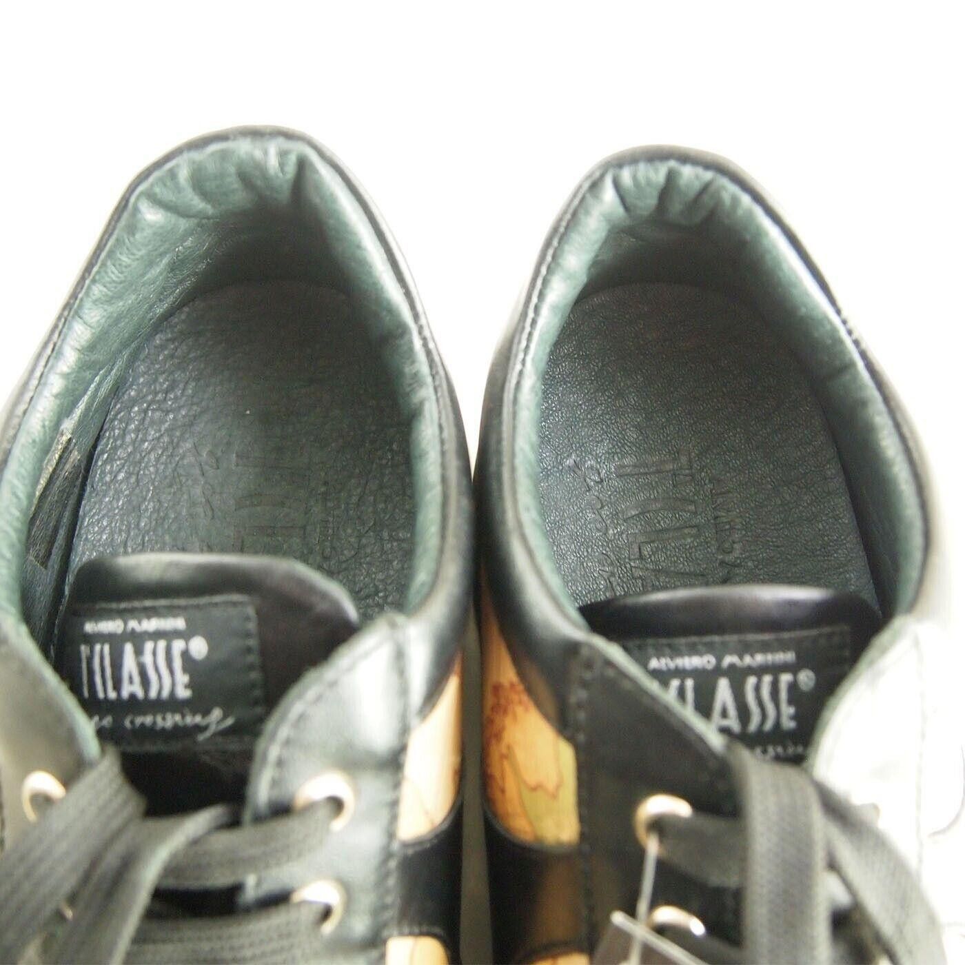 Alviero Martini Alviero Martini Sneakers Black Leather Map Print EU 36 US 6 Size US 6 / IT 36 - 6 Thumbnail