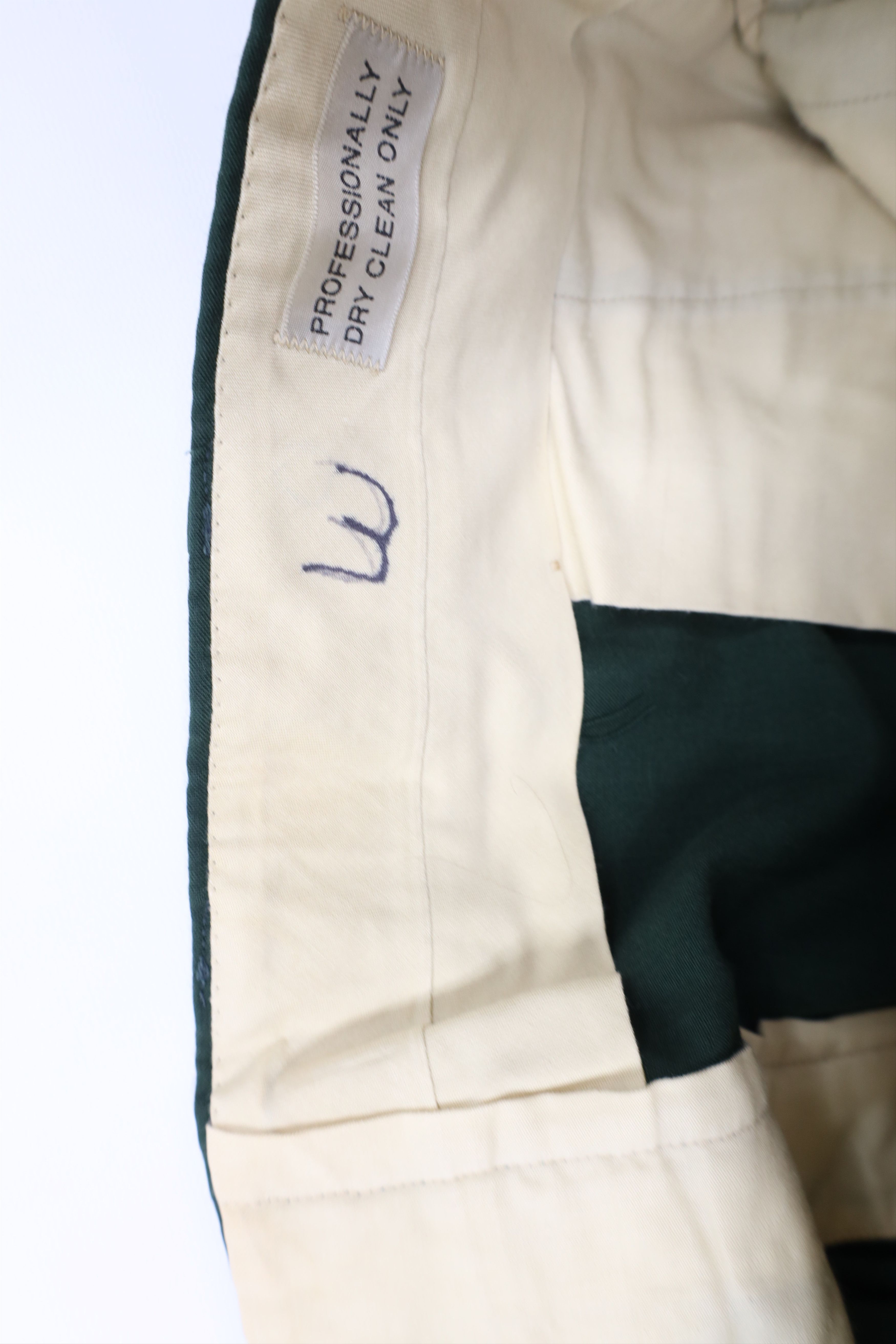 Vintage Vintage 70s Streetwear Blend Wide Leg Chino Pants Green USA Size US 36 / EU 52 - 9 Thumbnail