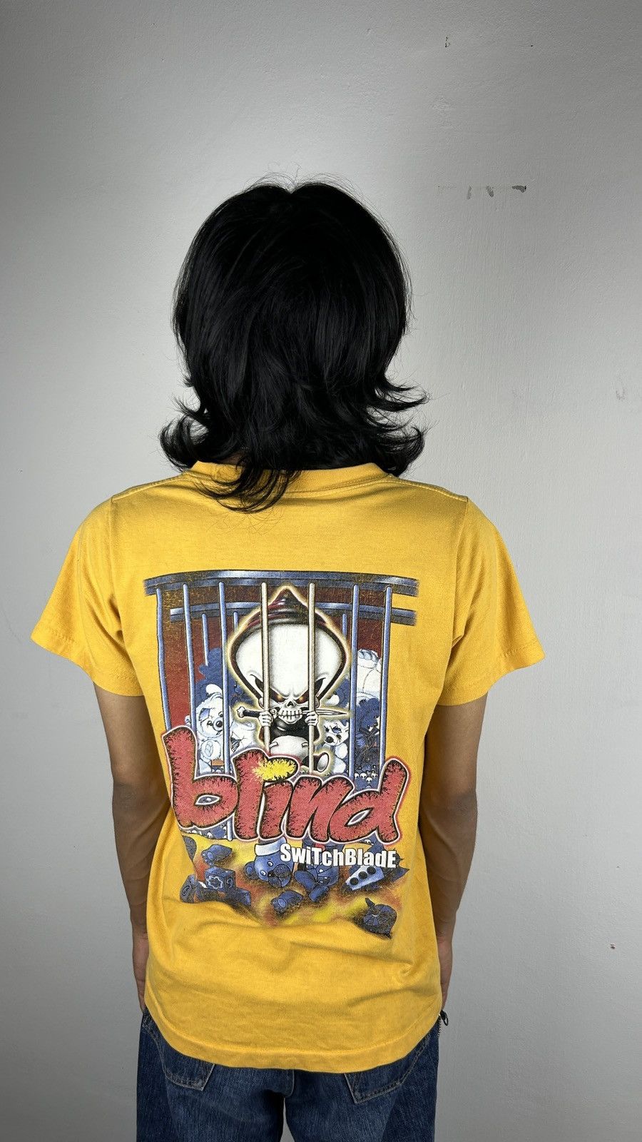 Blind Skateboards × Vintage 1990s Blind Skateboarding - Reaper Size US S / EU 44-46 / 1 - 3 Thumbnail