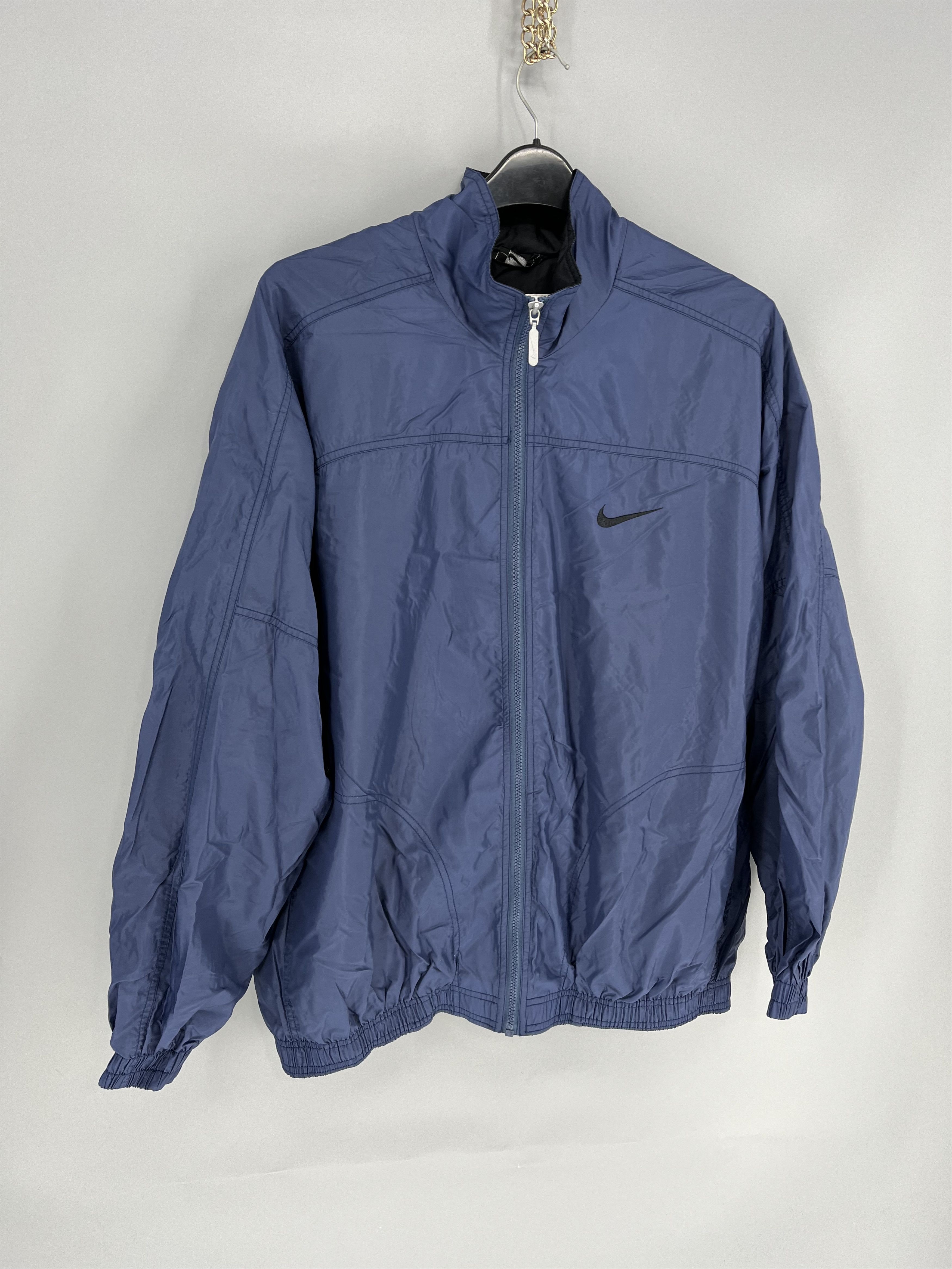 Nike Vintage 90s Nike Y2K big swoosh jacket streetwear rare Size US XL / EU 56 / 4 - 2 Thumbnail