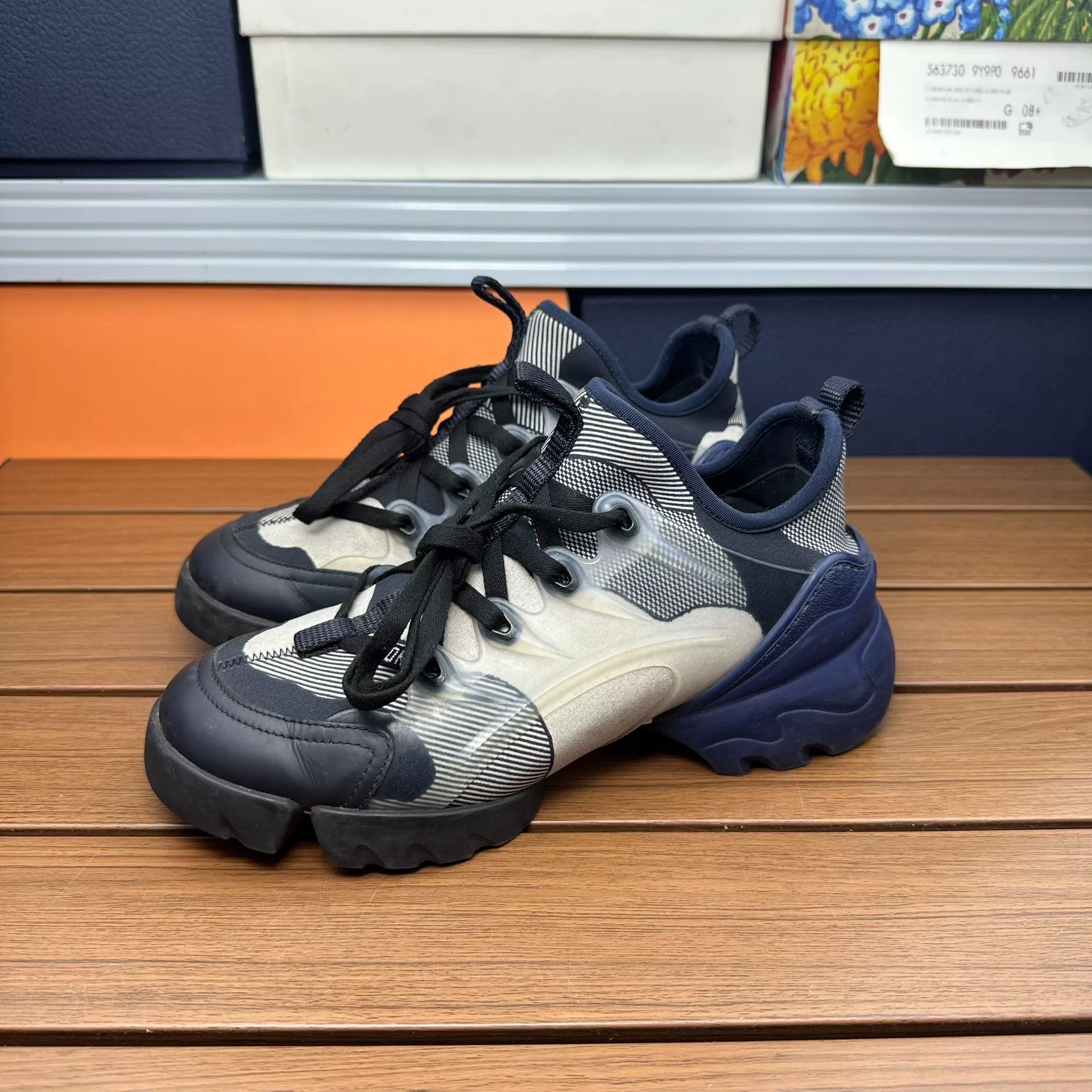 Dior Dior Blue Lowtop Sneakers it_35 Women Size US 5 / IT 35 - 1 Thumbnail