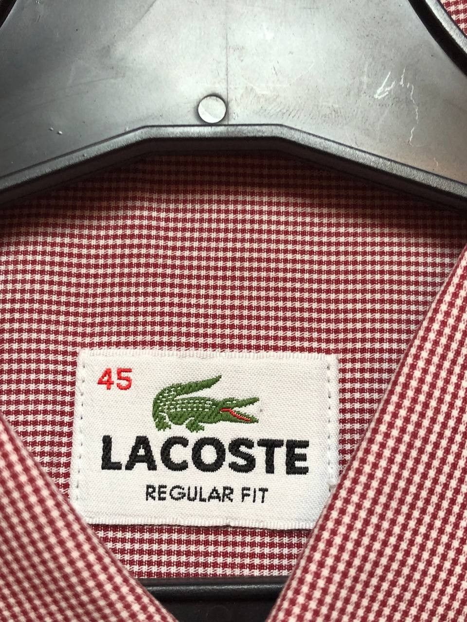 Lacoste Vintage print shirt logo Lacoste crazy Y2K streetwear Size US L / EU 52-54 / 3 - 2 Thumbnail