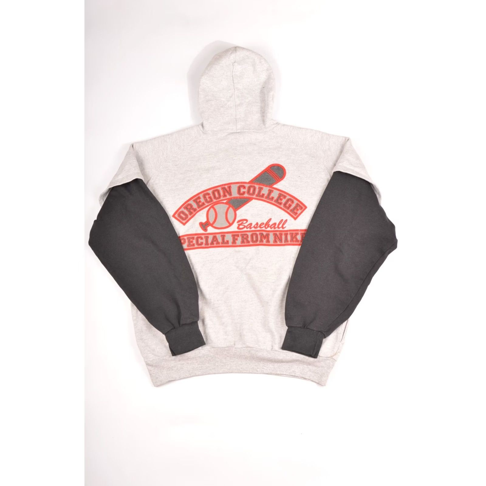 Nike Nike Vintage Oregon College Baseball Hoodie XL Silver Mens Size US XL / EU 56 / 4 - 7 Thumbnail