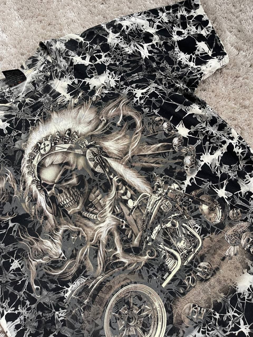 Affliction × Vintage Wild Vintage Tie Dye T-Shirt overprint hype Size US L / EU 52-54 / 3 - 8 Thumbnail