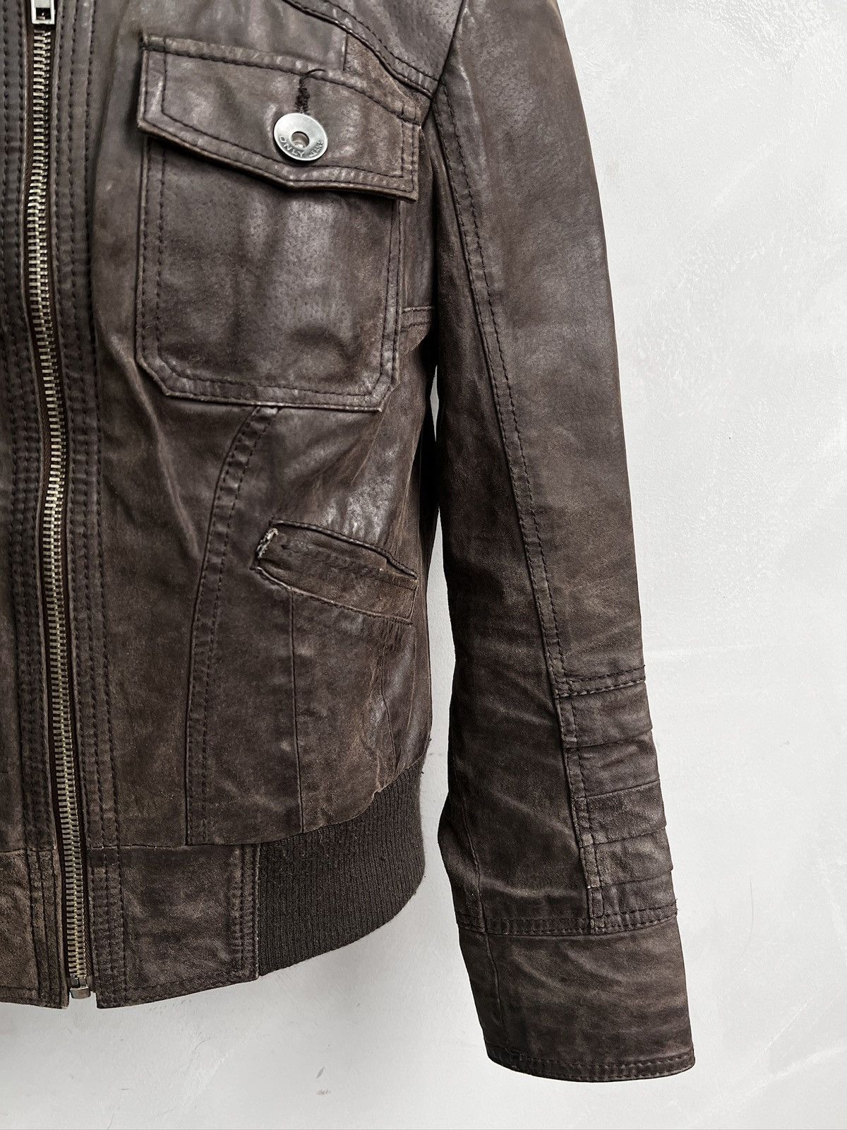 Diesel Diesel style leather cropped bomber jacket y2k Size US M / EU 48-50 / 2 - 3 Thumbnail