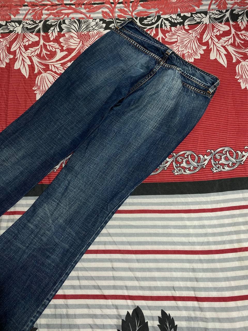 Japanese Brand Dirty Painted Patchwork Distressed Crush Faded Y2K Jeans Size US 34 / EU 50 - 9 Thumbnail