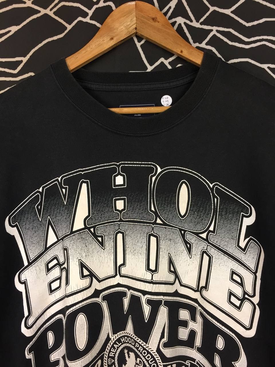 Japanese Brand Vtg Wholenine Authentic Wear Power to the Street LS Tee Size US XL / EU 56 / 4 - 3 Thumbnail