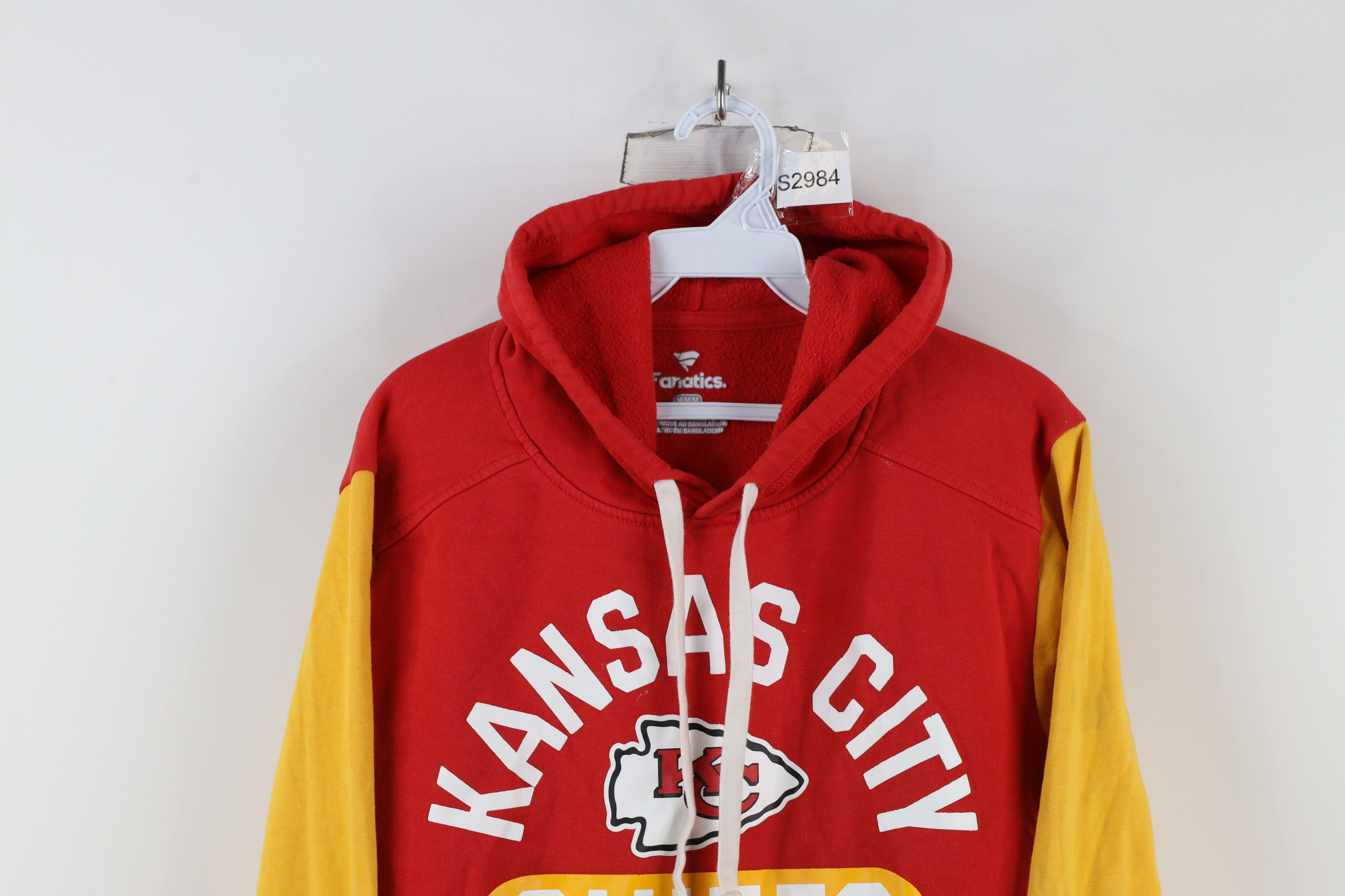 Vintage Fanatics Kansas City Chiefs Football Hoodie Sweatshirt Size US M / EU 48-50 / 2 - 2 Thumbnail