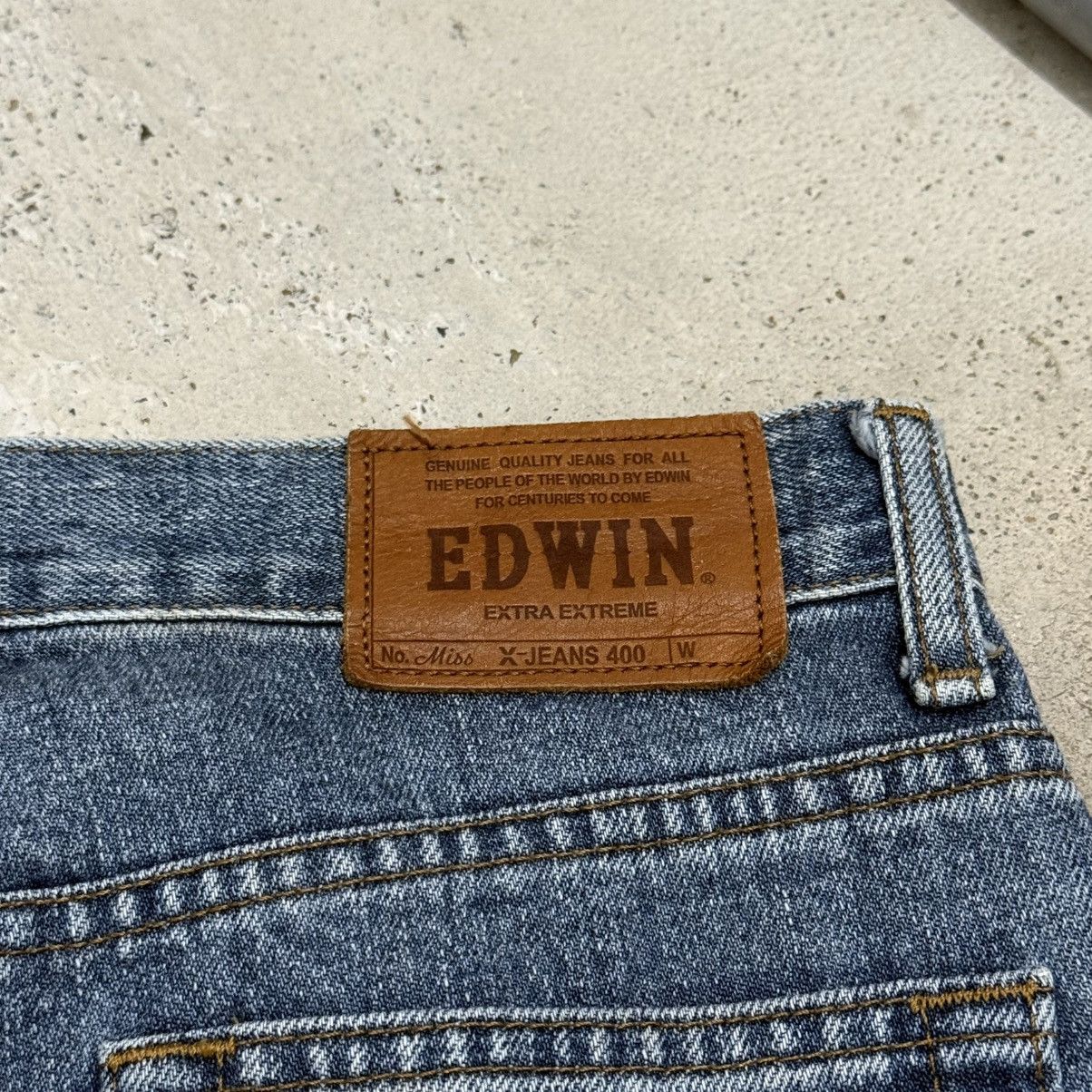 Edwin Flare Vintage Edwin Extra Extreme Miss X Jeans Pants Size 28" / US 6 / IT 42 - 17 Thumbnail