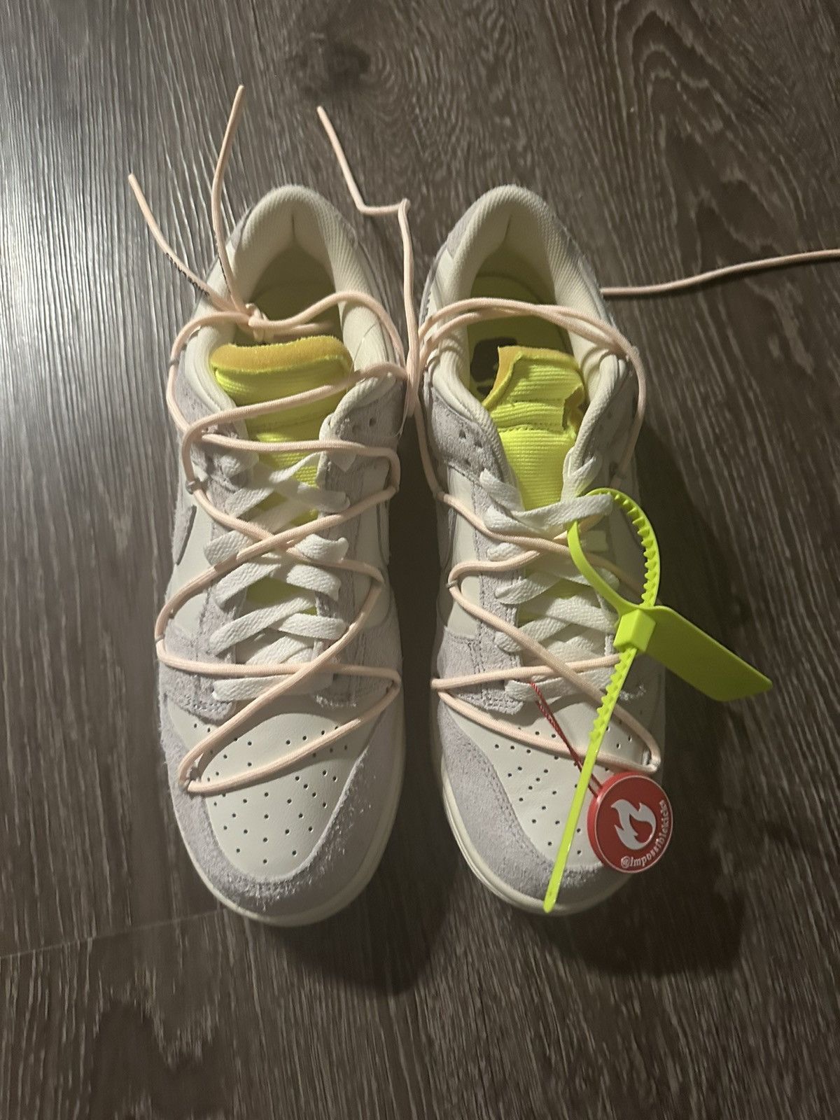 Nike × Off-White Nike Dunk Low Off-White Lot 12 of 50 Size US 11 / EU 44 - 3 Thumbnail