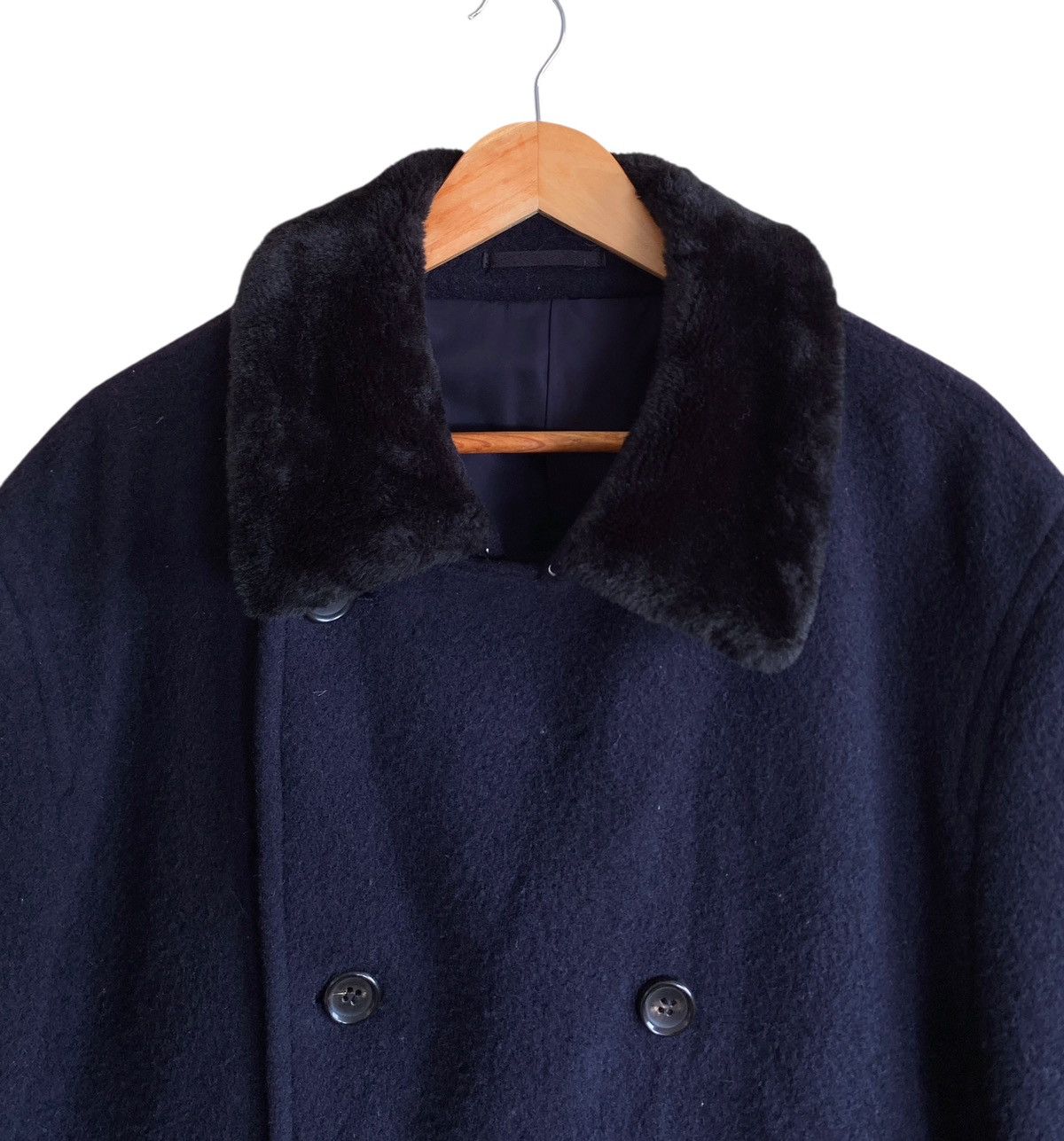 Comme des Garcons Homme Plus AD1997 Vintage Comme Des Garcons Homme Plus Fur Trench Coat Size US M / EU 48-50 / 2 - 3 Thumbnail