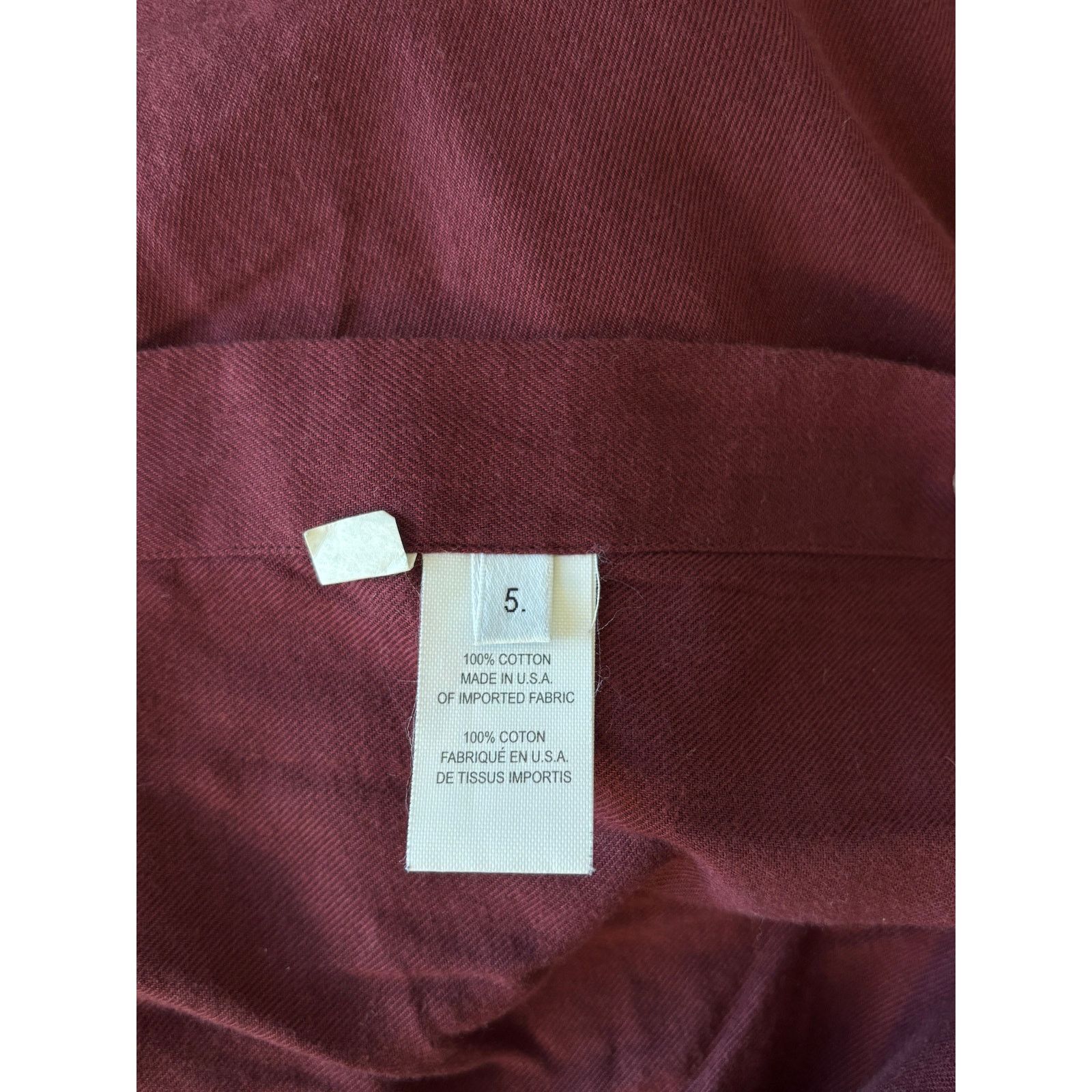 Thom Browne Thom Browne Burgundy LS Button Down (Size 5 XXL) Size US XXL / EU 58 / 5 - 5 Thumbnail