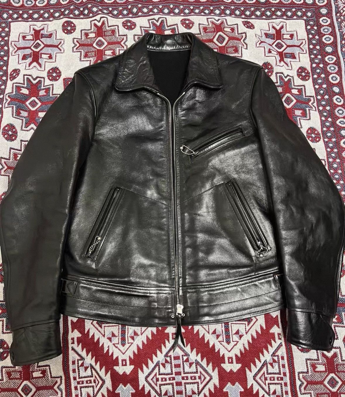 Freewheelers Freewheelers wooden box Mulholland Drive horse leather coat Size US S / EU 44-46 / 1 - 1 Thumbnail