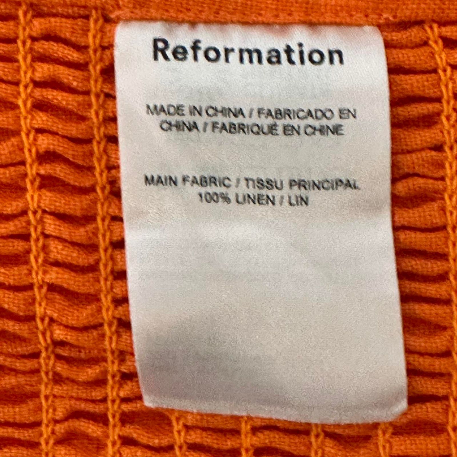 Reformation Reformation Isabel citrus orange halter bralette medium Size M / US 6-8 / IT 42-44 - 6 Thumbnail