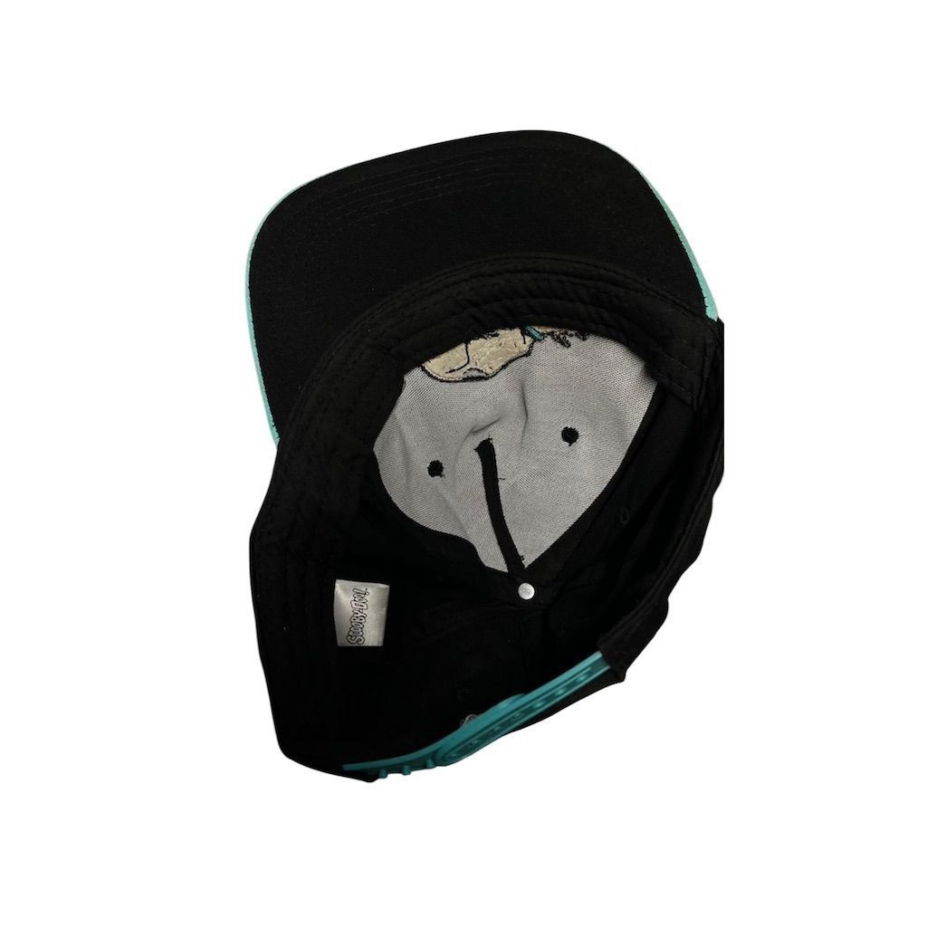 Cartoon Network Y2K Flatbill Scooby-Doo Black and Teal Cap Size ONE SIZE - 5 Thumbnail