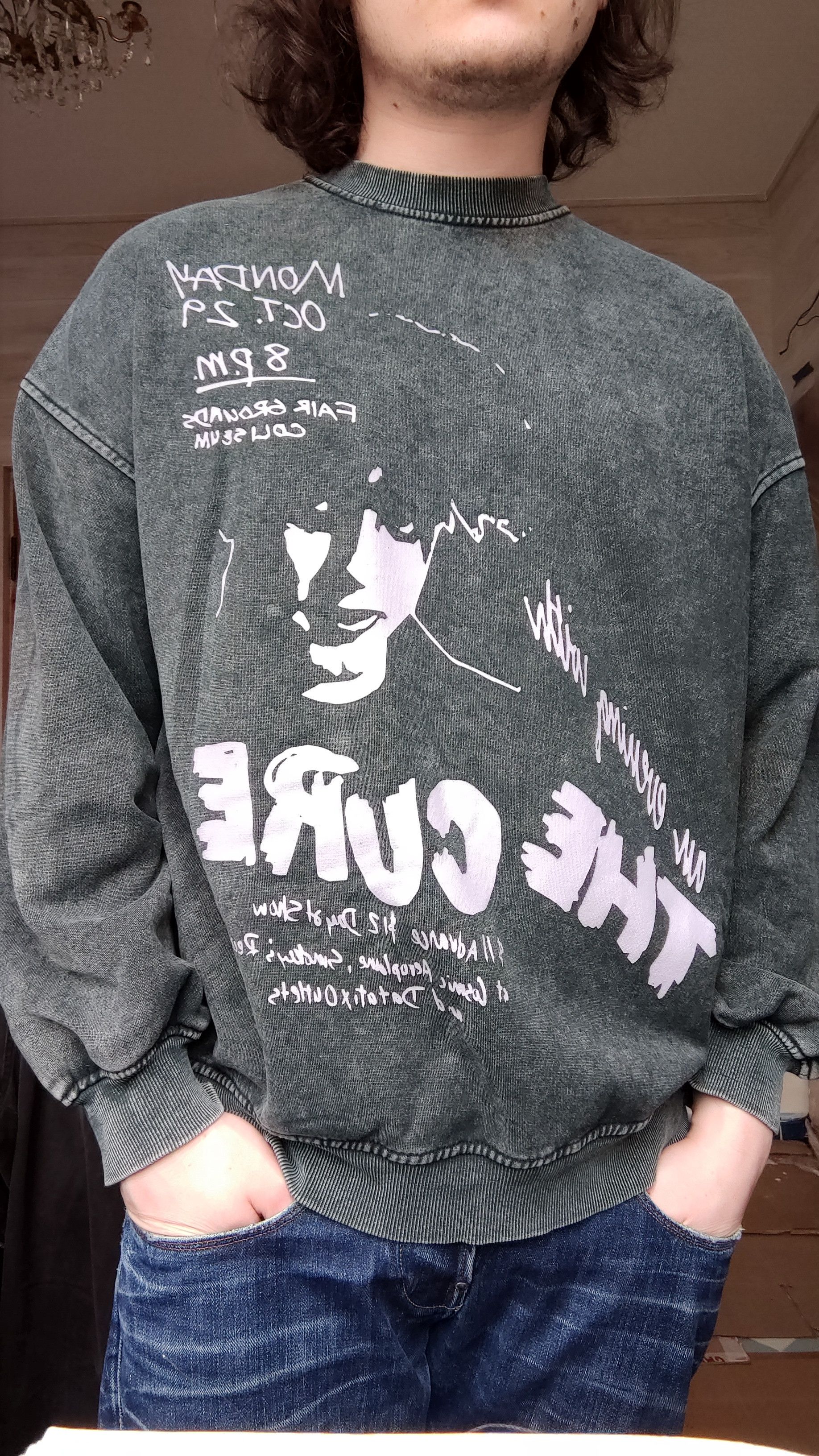 Band Tees THE CURE Live Sweatshirt Rare Sweater Crewneck Blouse Goth Size US L / EU 52-54 / 3 - 9 Thumbnail