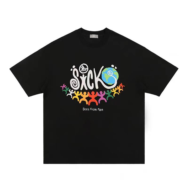 Japanese Brand Funny Cartoon Rainbow Street Hip Hop Short Sleeve T-Shirt Size US M / EU 48-50 / 2 - 4 Thumbnail