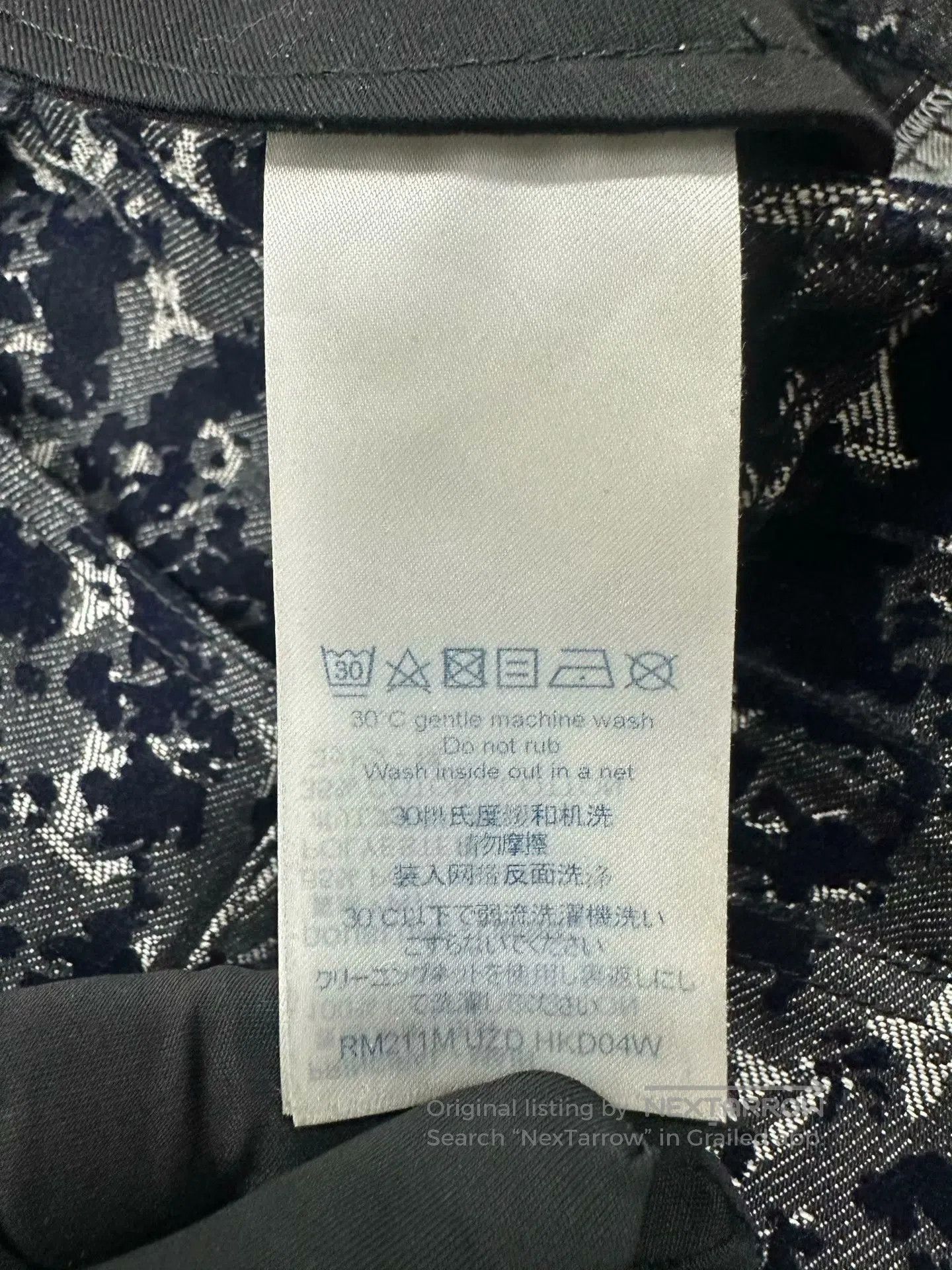 Louis Vuitton Louis Vuitton Black velvet all-over print old logo denim p Size US 29 - 4 Thumbnail