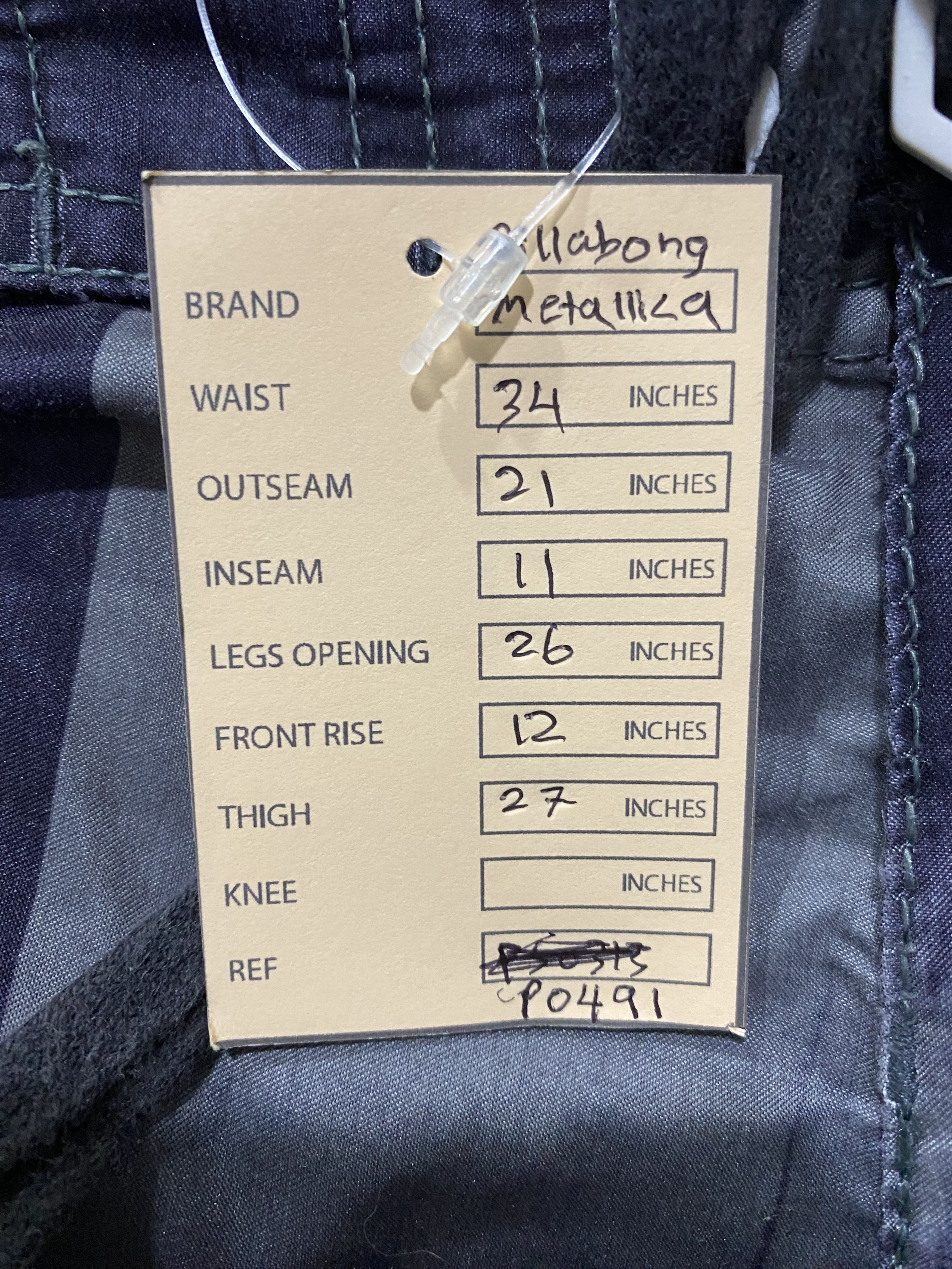Metallica Vintage Metallica x Billabong Surf Beach Short Pants P0491 Size US 36 / EU 52 - 12 Thumbnail