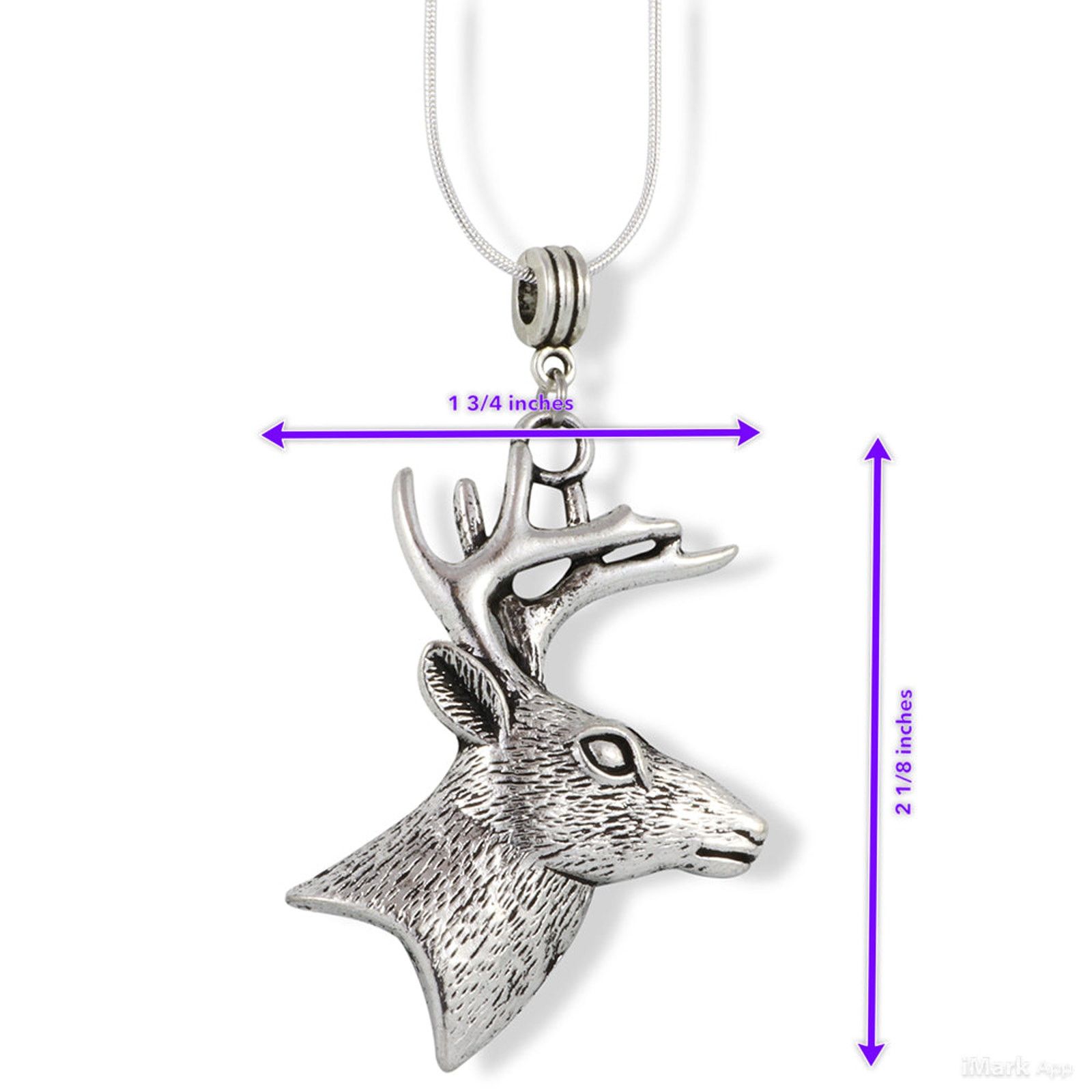 & Other Stories Deer Necklace - Animal Pendant Wildlife Outdoors Size ONE SIZE - 2 Thumbnail