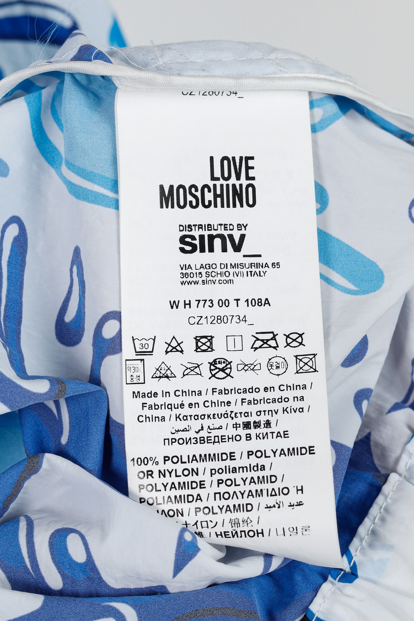 Love Moschino Love Moschino All Splash Logo Zip-Up Jacket Size XS / US 0-2 / IT 36-38 - 10 Thumbnail