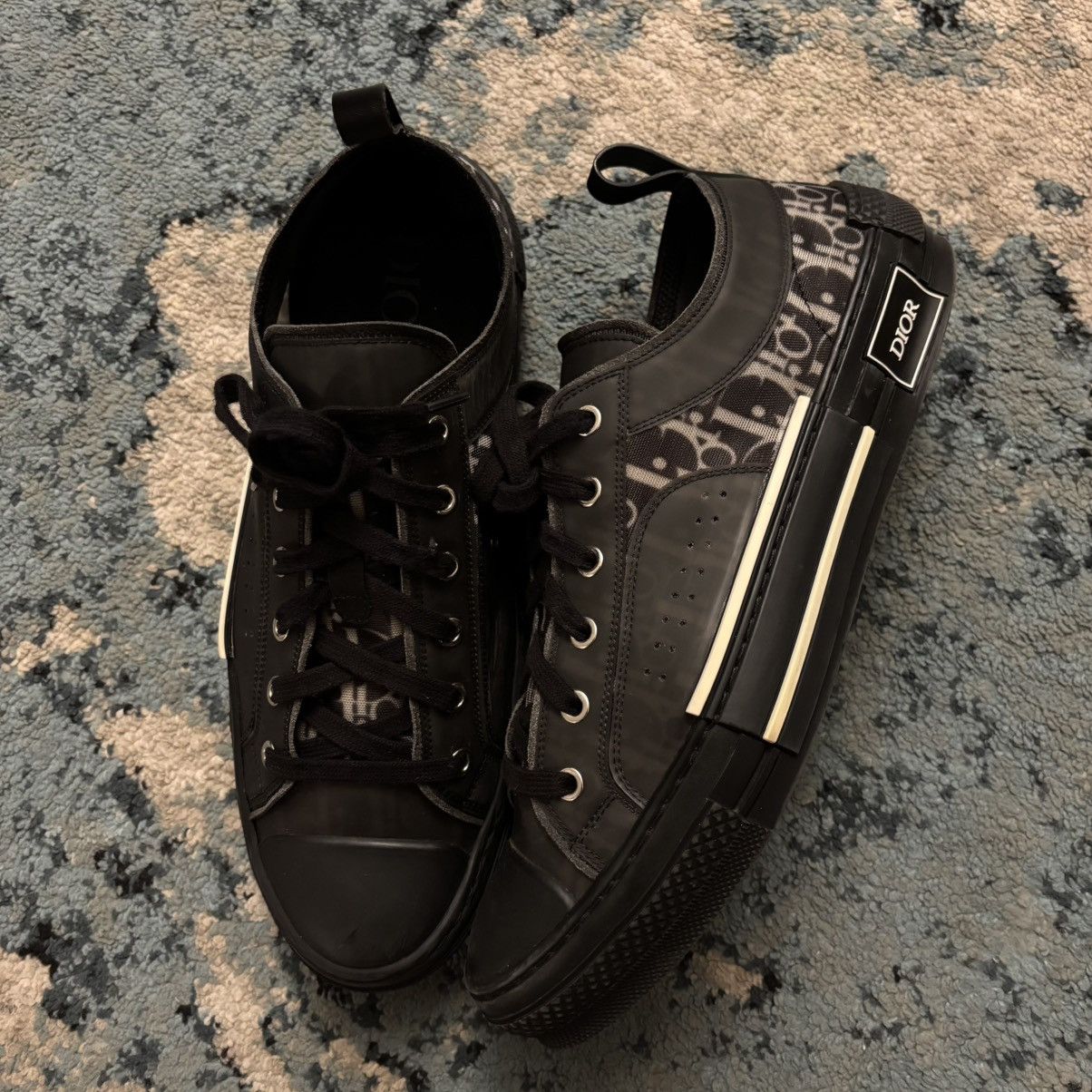 Dior Dior B23 Sneakers Black Dior Oblique Size 44 (11US) Size US 11 / EU 44 - 1 Thumbnail