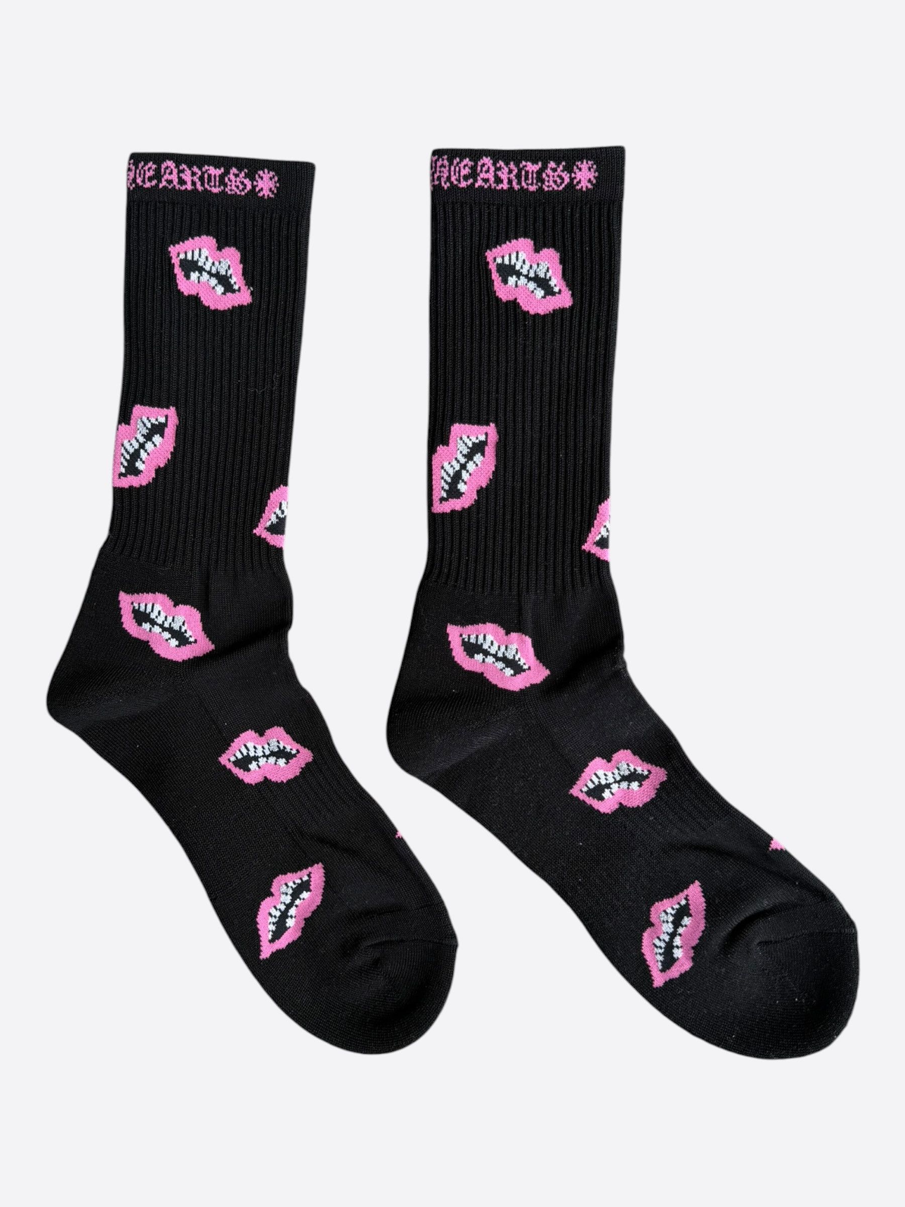 Chrome Hearts Chrome hearts pink chomper socks | Grailed