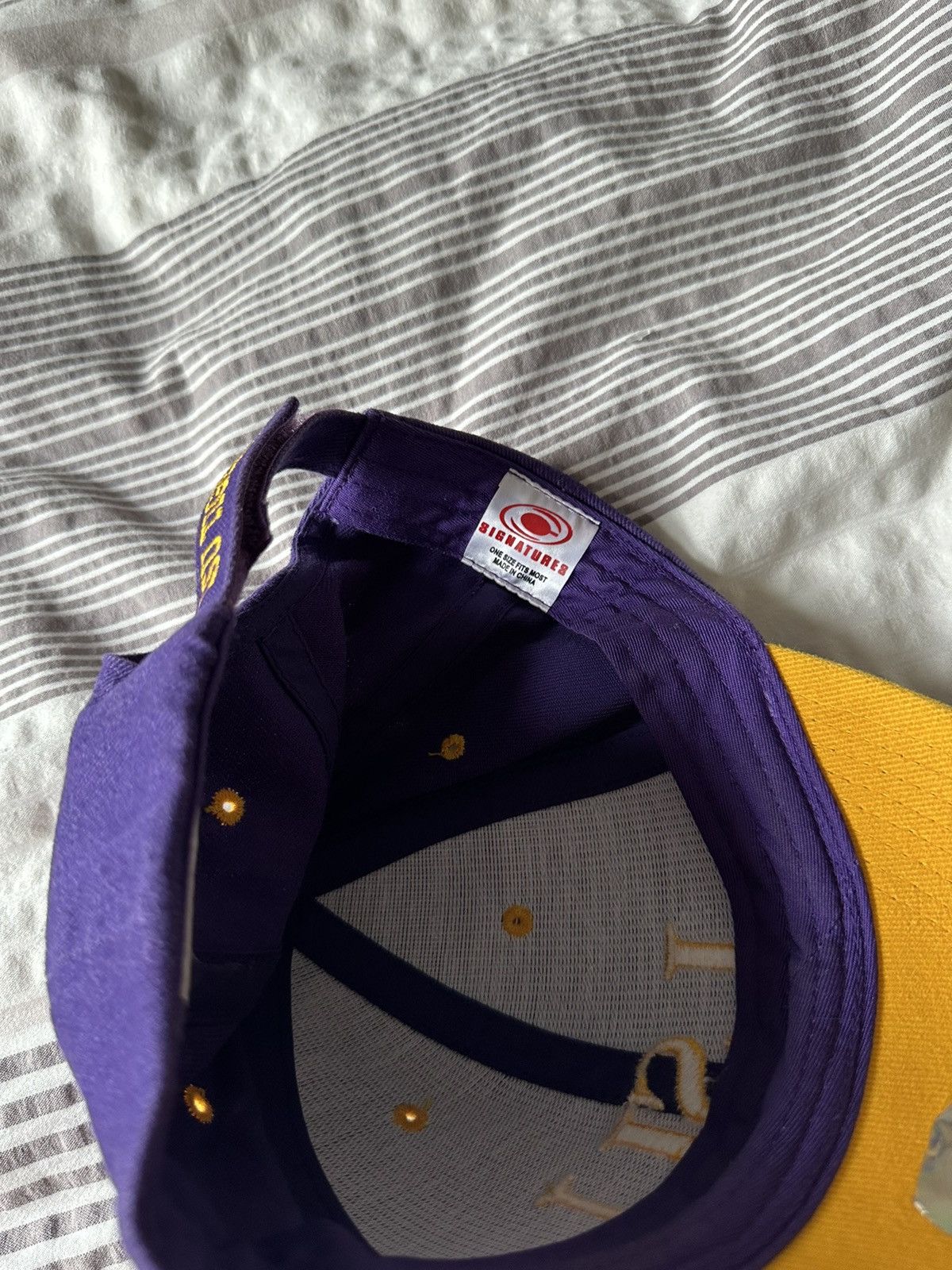 Vintage louisiana state university vintage collegiate cap Size ONE SIZE - 4 Thumbnail