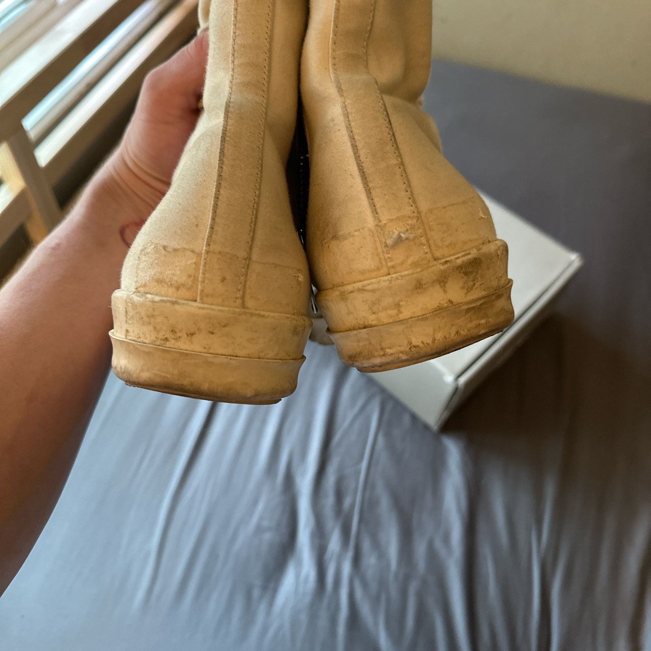 Rick Owens Drkshdw DrkShdw Natural Ramones Size US 9 / EU 42 - 7 Thumbnail