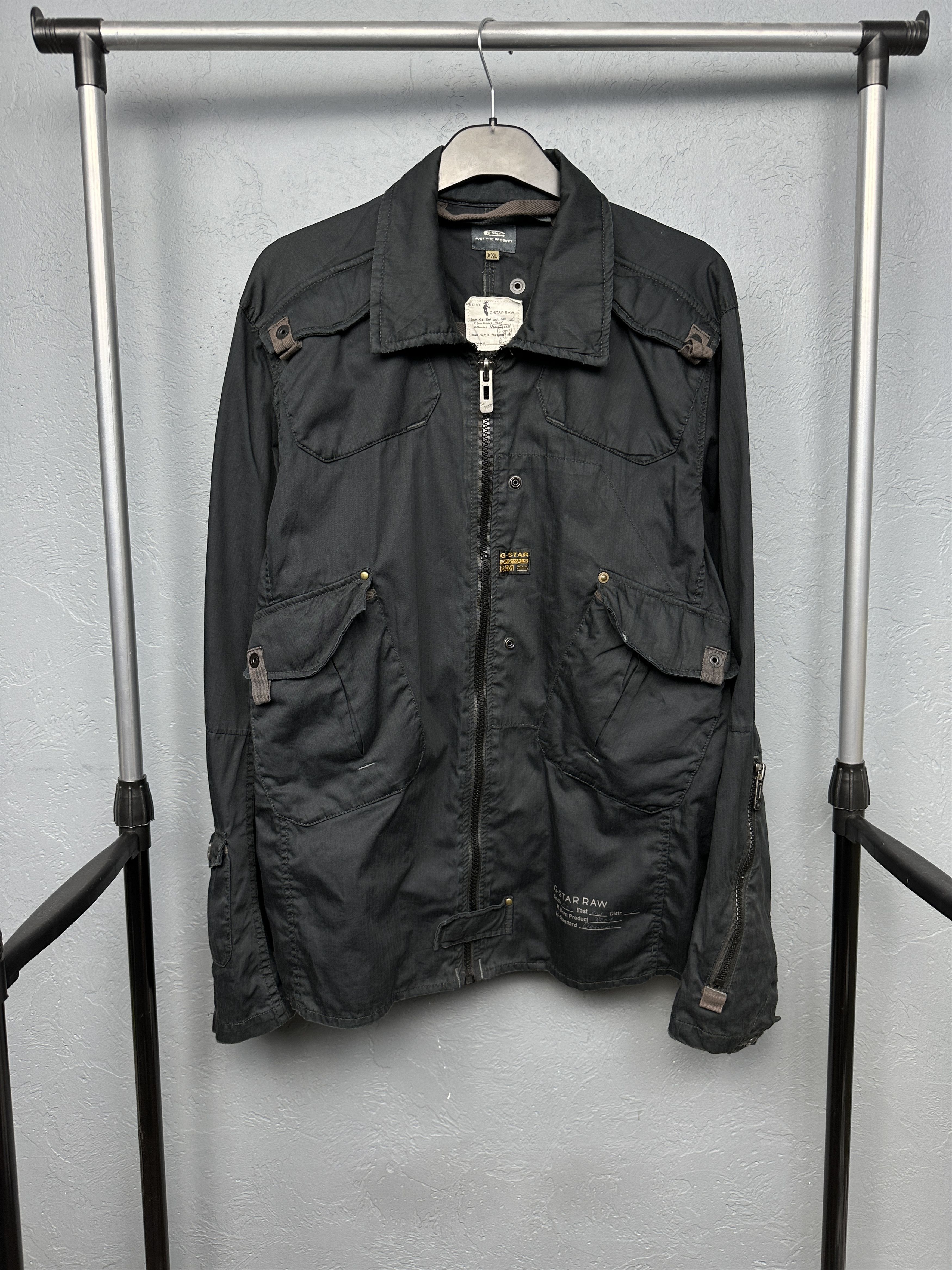 G-Star G Star Raw Vintage Mens Blan South Overshirt Jacket Size US XXL / EU 58 / 5 - 1 Thumbnail