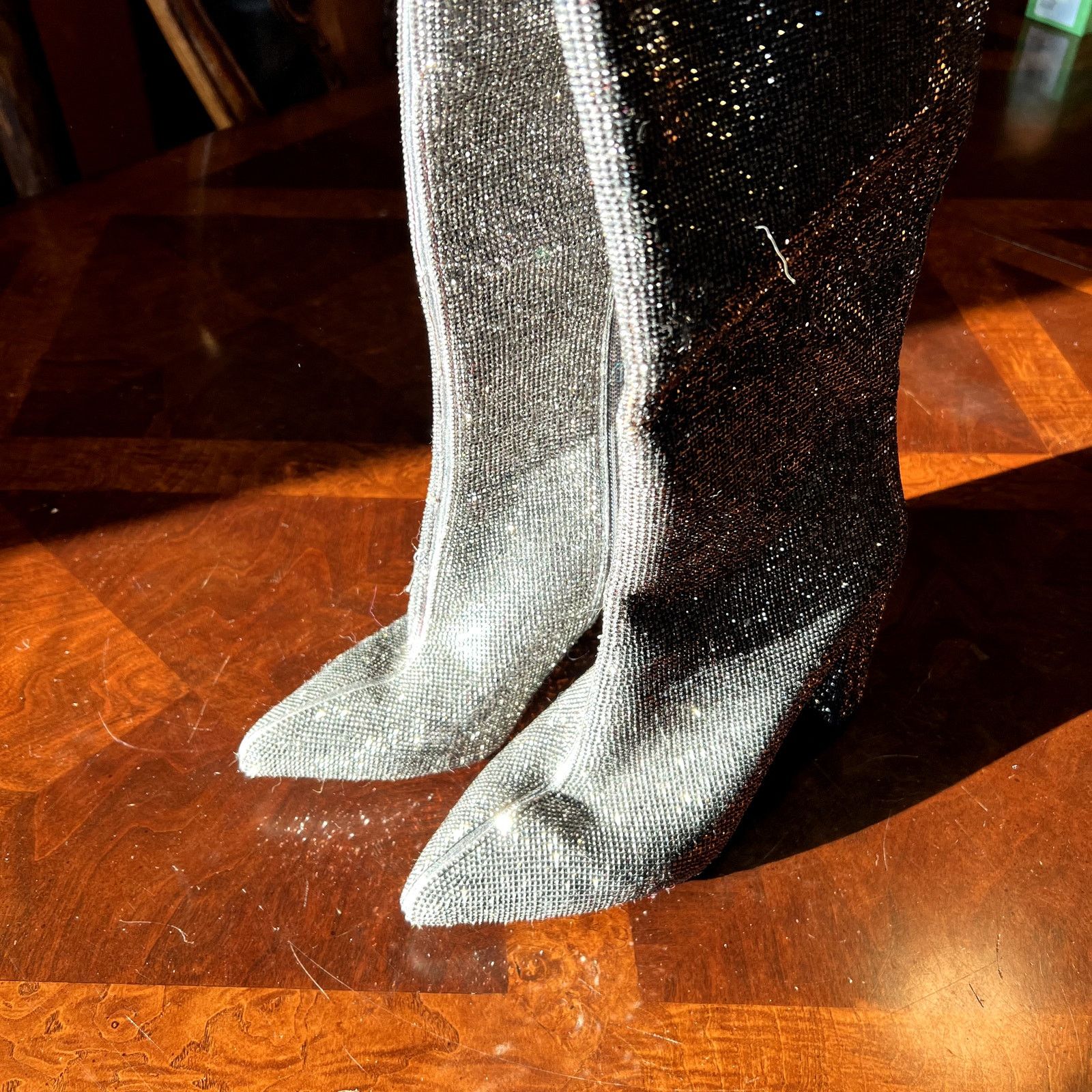 Urban Outfitters Rhinestone Boots Size US 7.5 / IT 37.5 - 3 Thumbnail