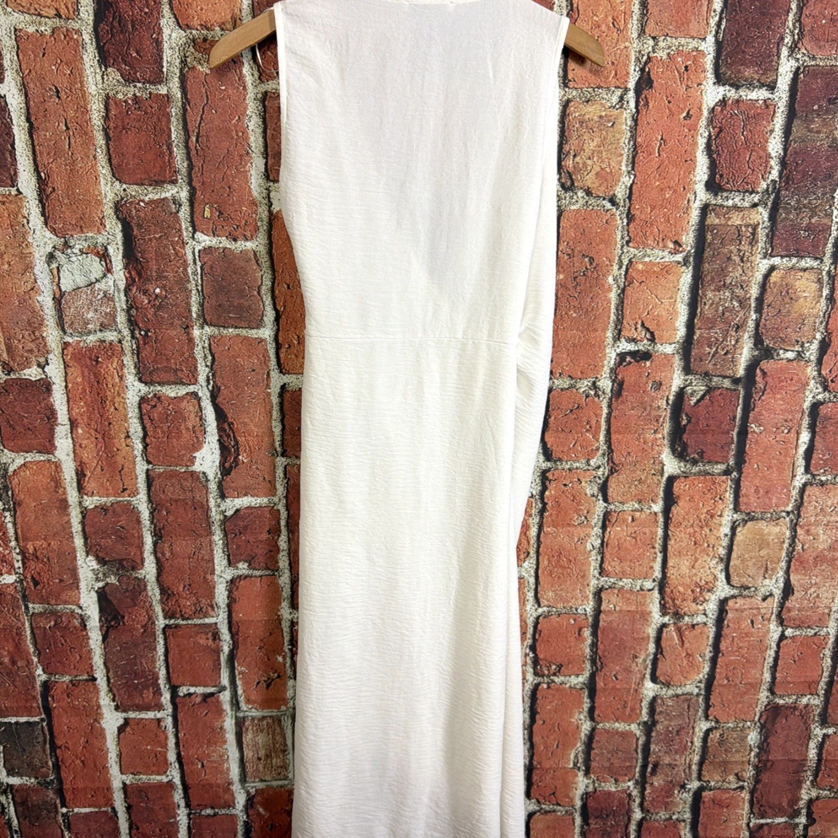 Zara ZARA Long White Dress Womens Small Sleeveless Casual Solid Pattern Ball Gown Dress Spring Summer White Womens Size S Regular Sleeveless Clothing Size S / US 4 / IT 40 - 4 Thumbnail
