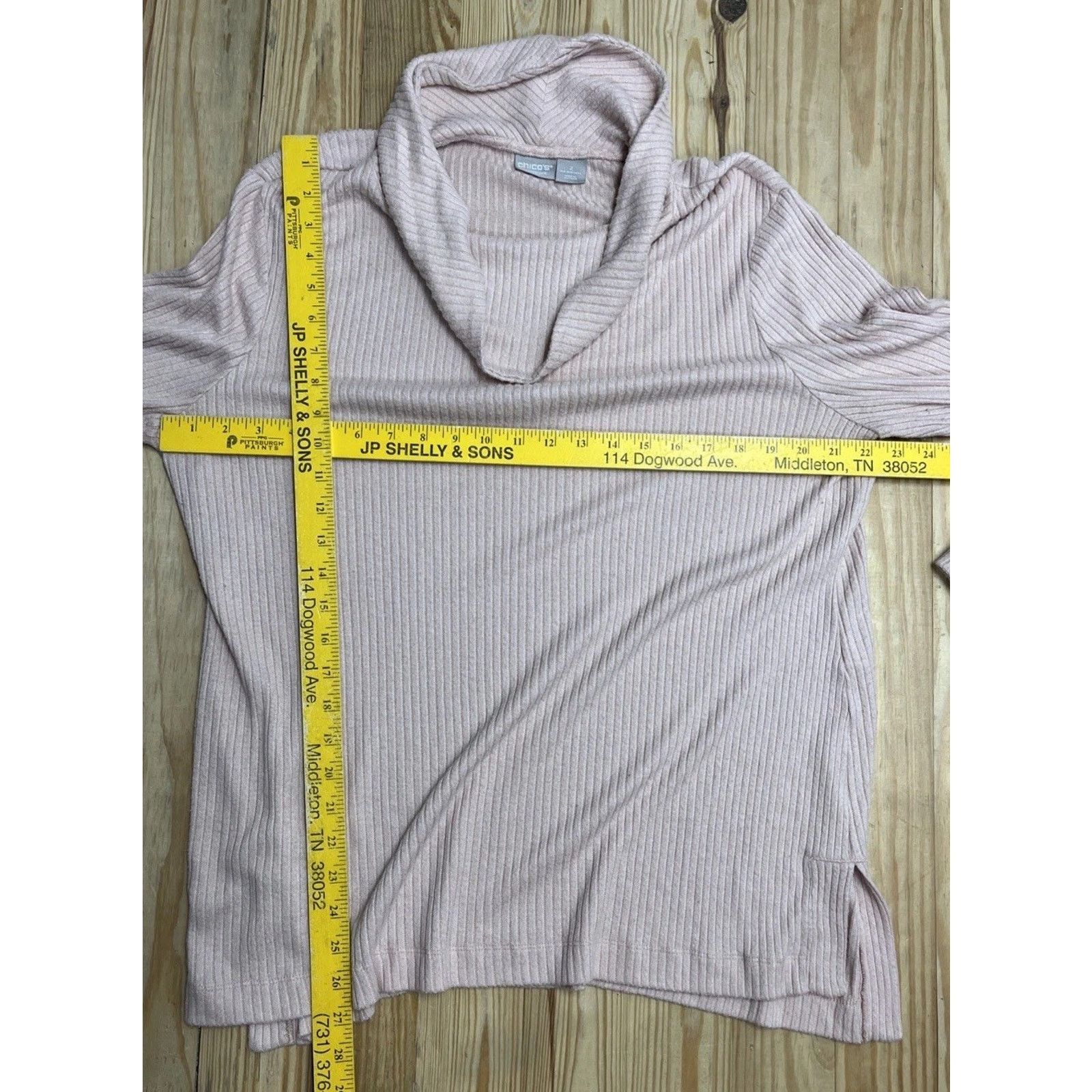 Chicos Zenergy By Chico's Womens Pink Sweater Size 2 Size L / US 10 / IT 46 - 6 Thumbnail