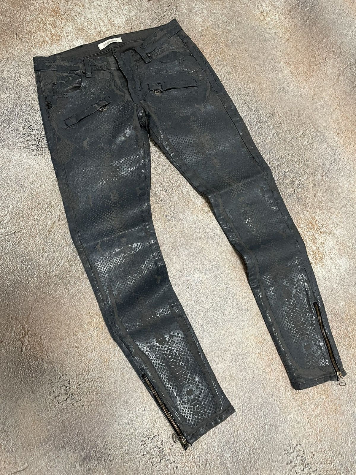 Pierre Balmain Pierre Balmain Snake Style Skinny Jeans Size 26" / US 2 / IT 38 - 1 Thumbnail