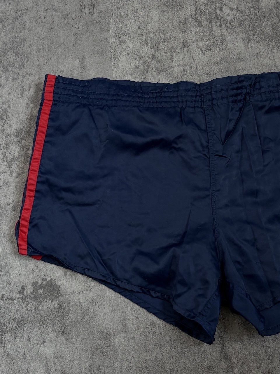 Adidas Vintage 1980's Adidas West Germany Nylon Shorts Blue Size US 36 / EU 52 - 7 Thumbnail