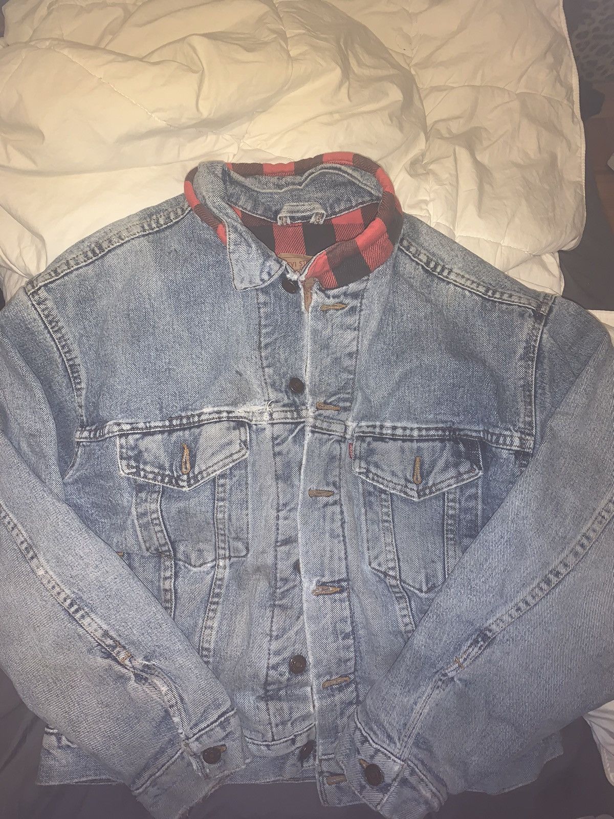 Levi's × Levi's Vintage Clothing × Vintage Vintage Levis heavy denim jacket Size US S / EU 44-46 / 1 - 2 Thumbnail
