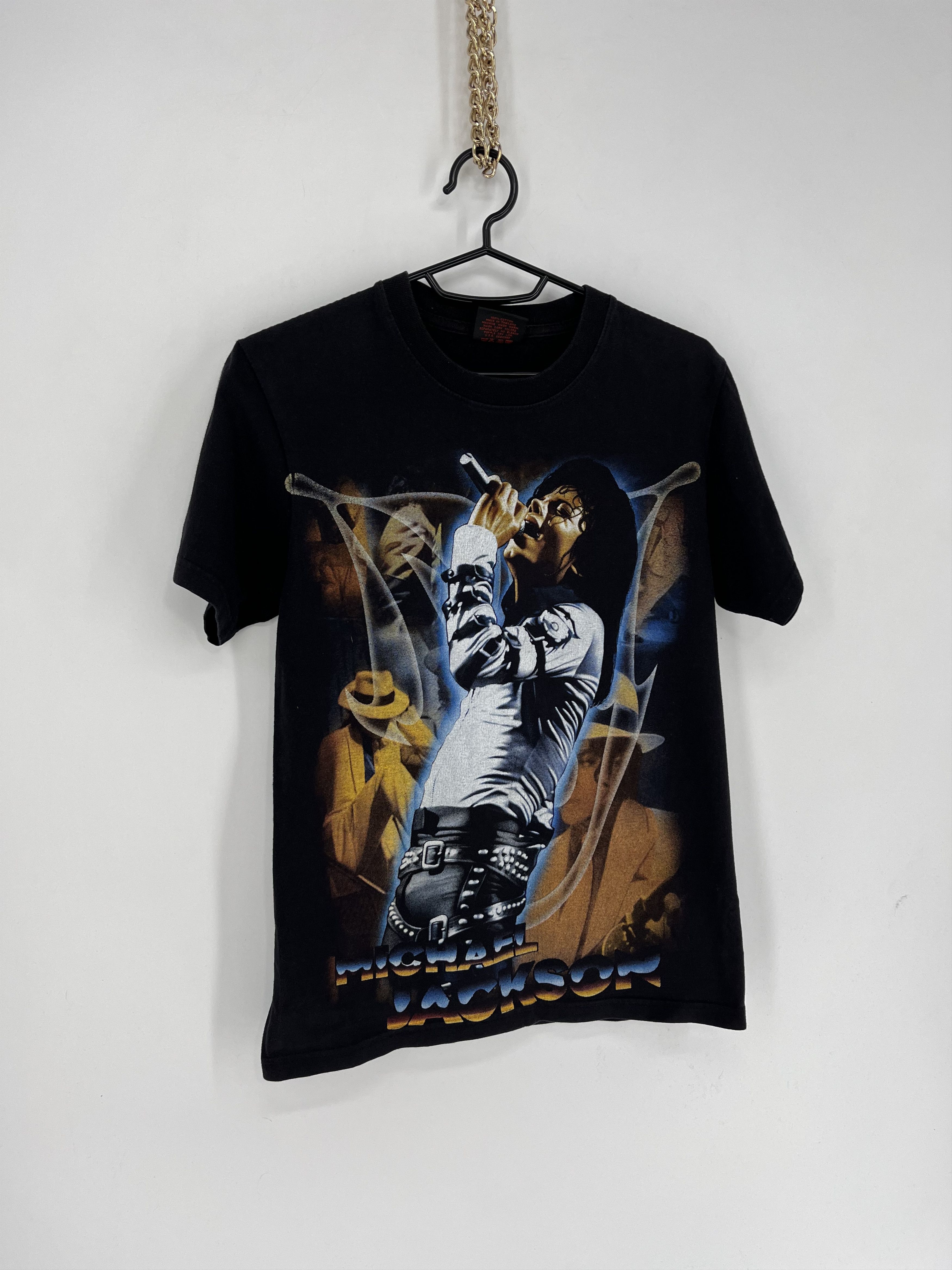 Band Tees × Michael Jackson × Vintage Vintage Y2K Michael Jackson King of Pop Band Tees Size US S / EU 44-46 / 1 - 2 Thumbnail