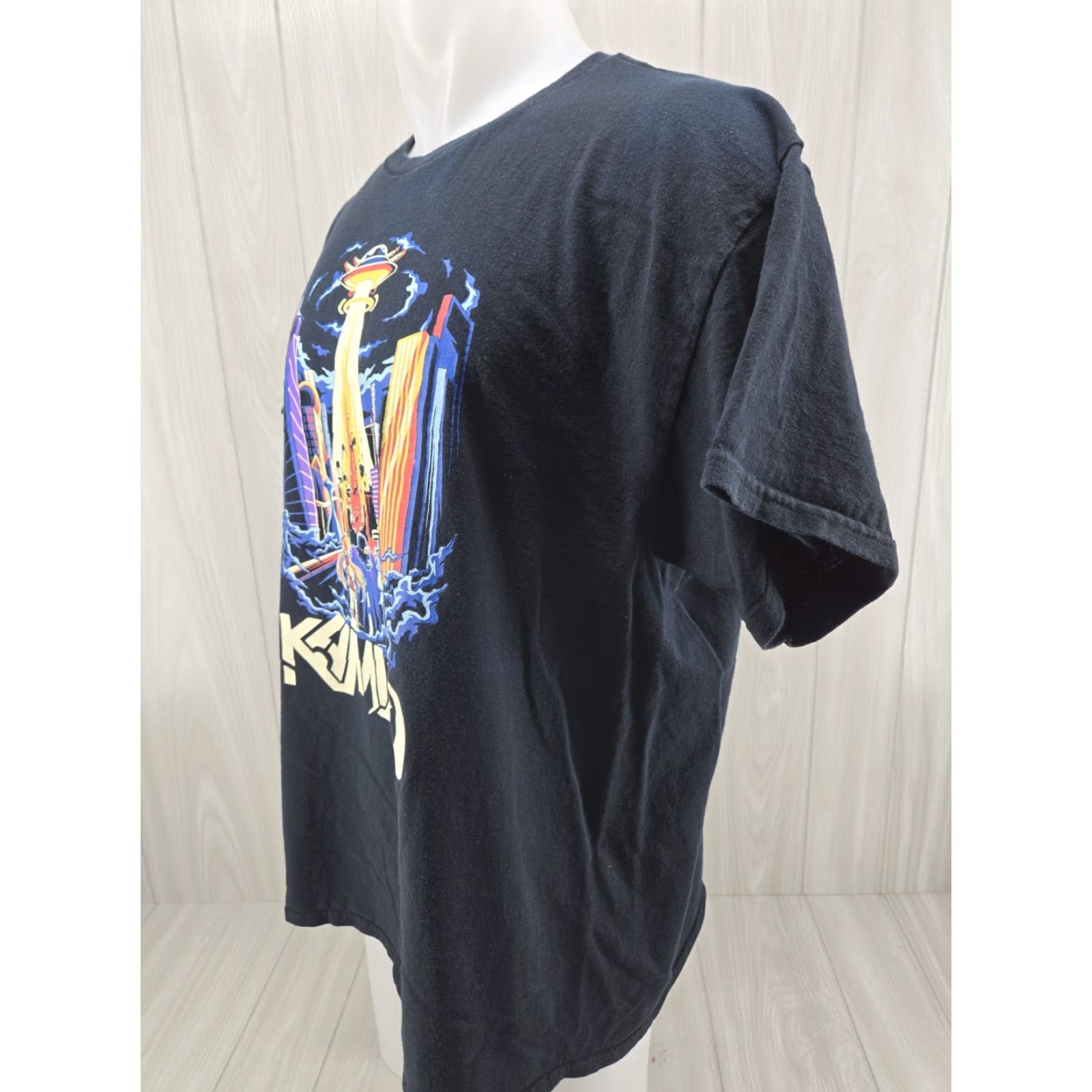 Gildan VINTAGE Kami Con Birmingham Alabama Anime Graphic T-Shirt XL Black Nike? Size US XL / EU 56 / 4 - 4 Thumbnail
