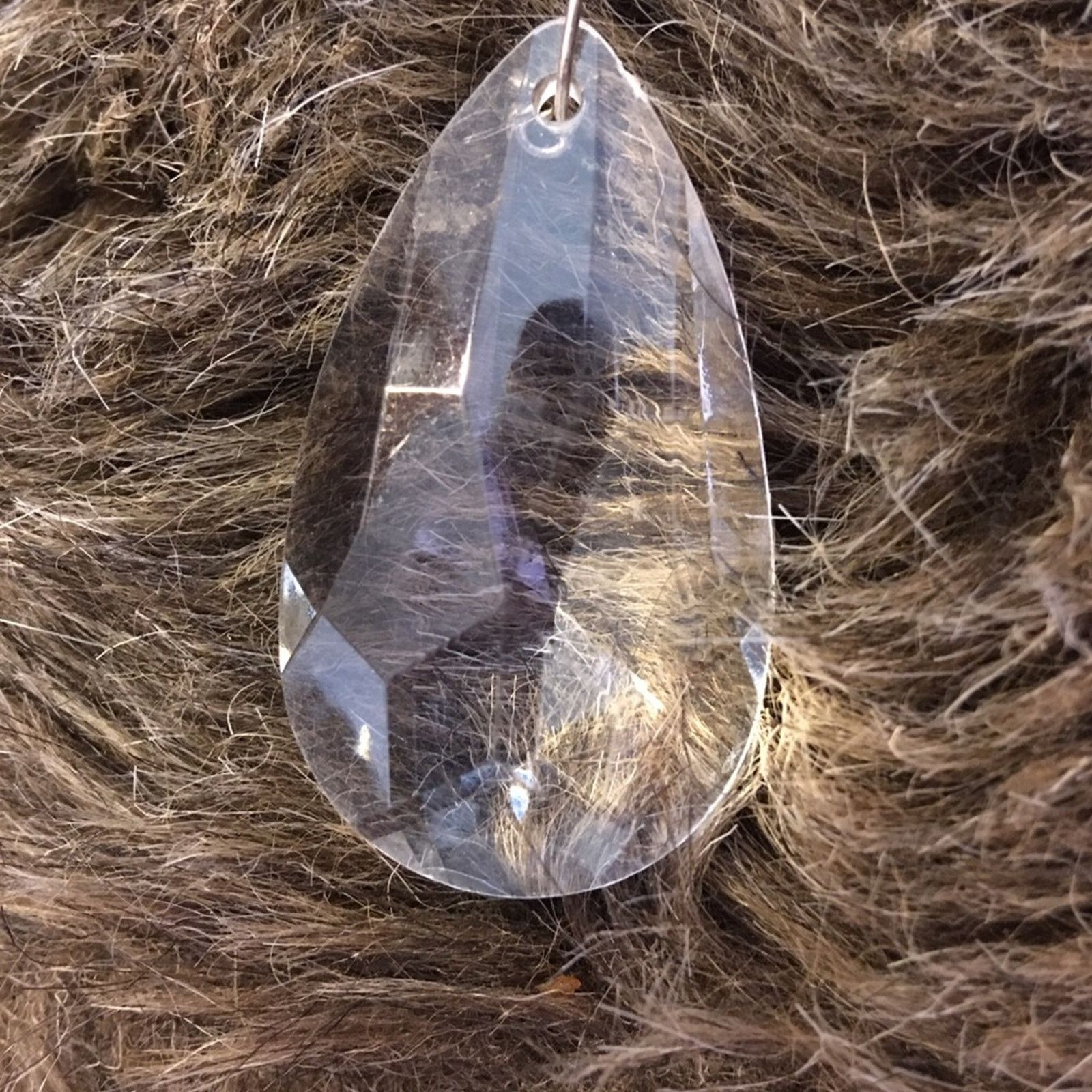 Vintage Vintage clear crystal chandelier style necklace Size ONE SIZE - 7 Thumbnail