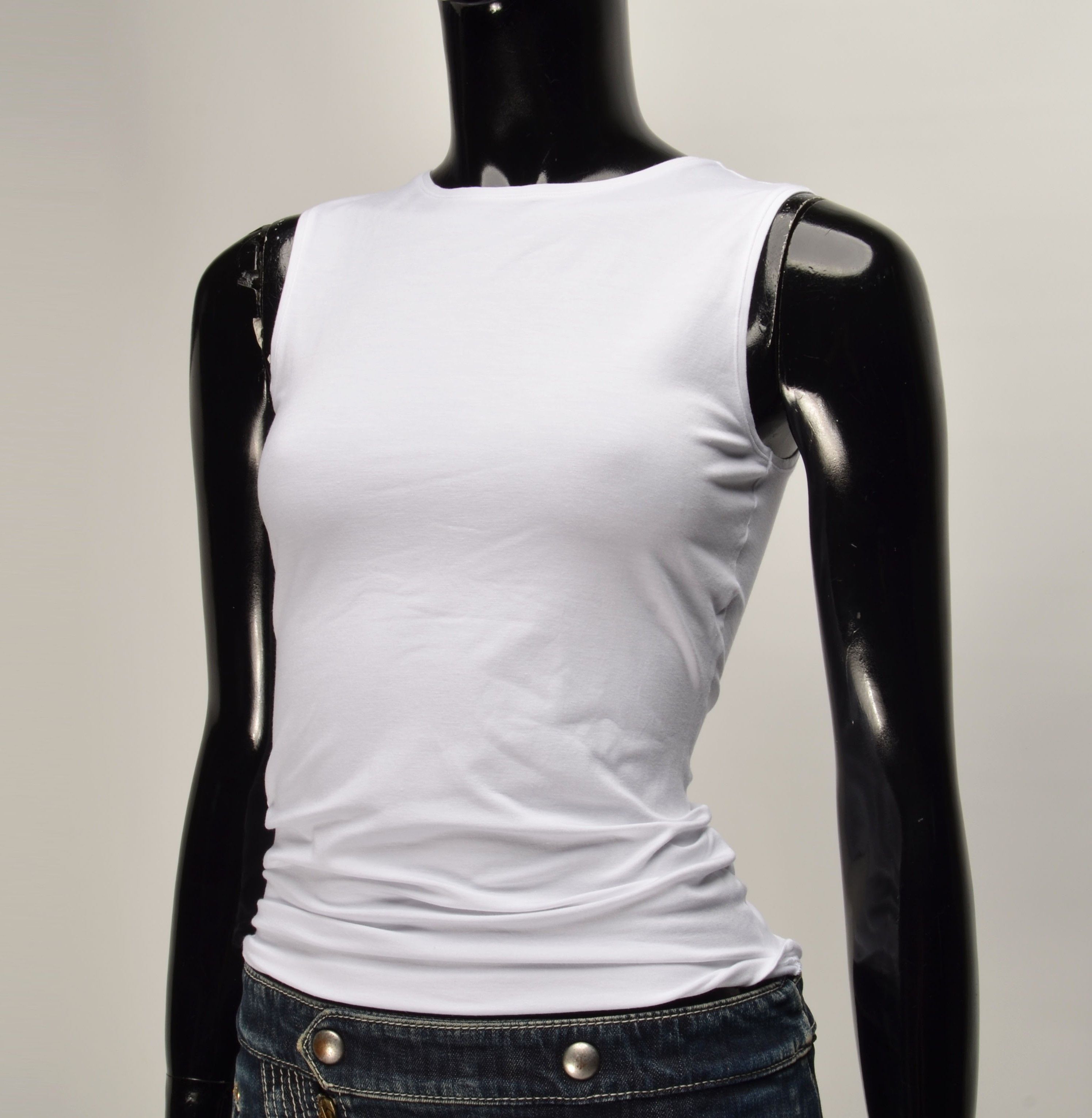 Hanro Hanro of Switzerland White Sleeveless Top Size S / US 4 / IT 40 - 2 Thumbnail